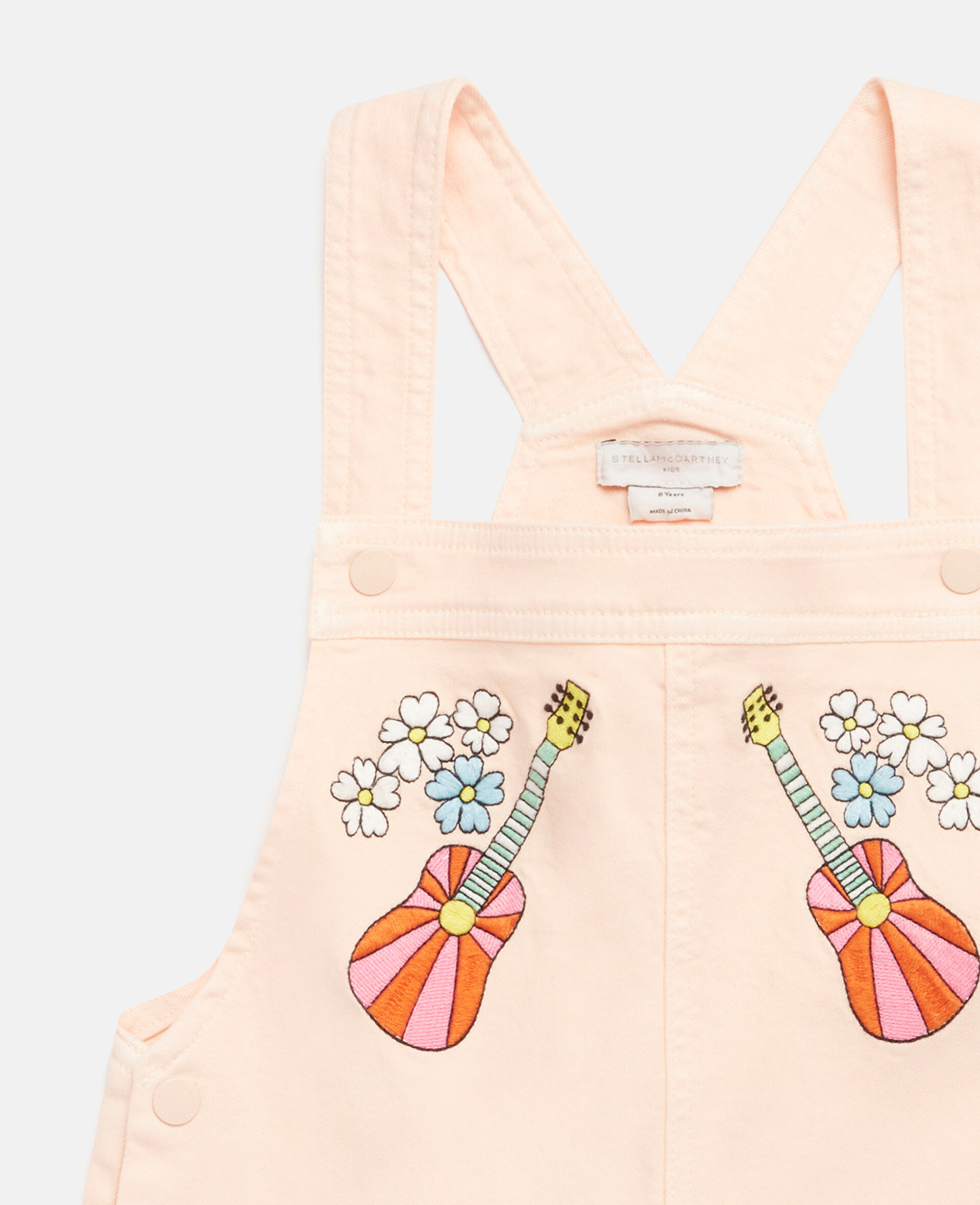'Love to Dream' Print Dungarees-Pink-large image number 1