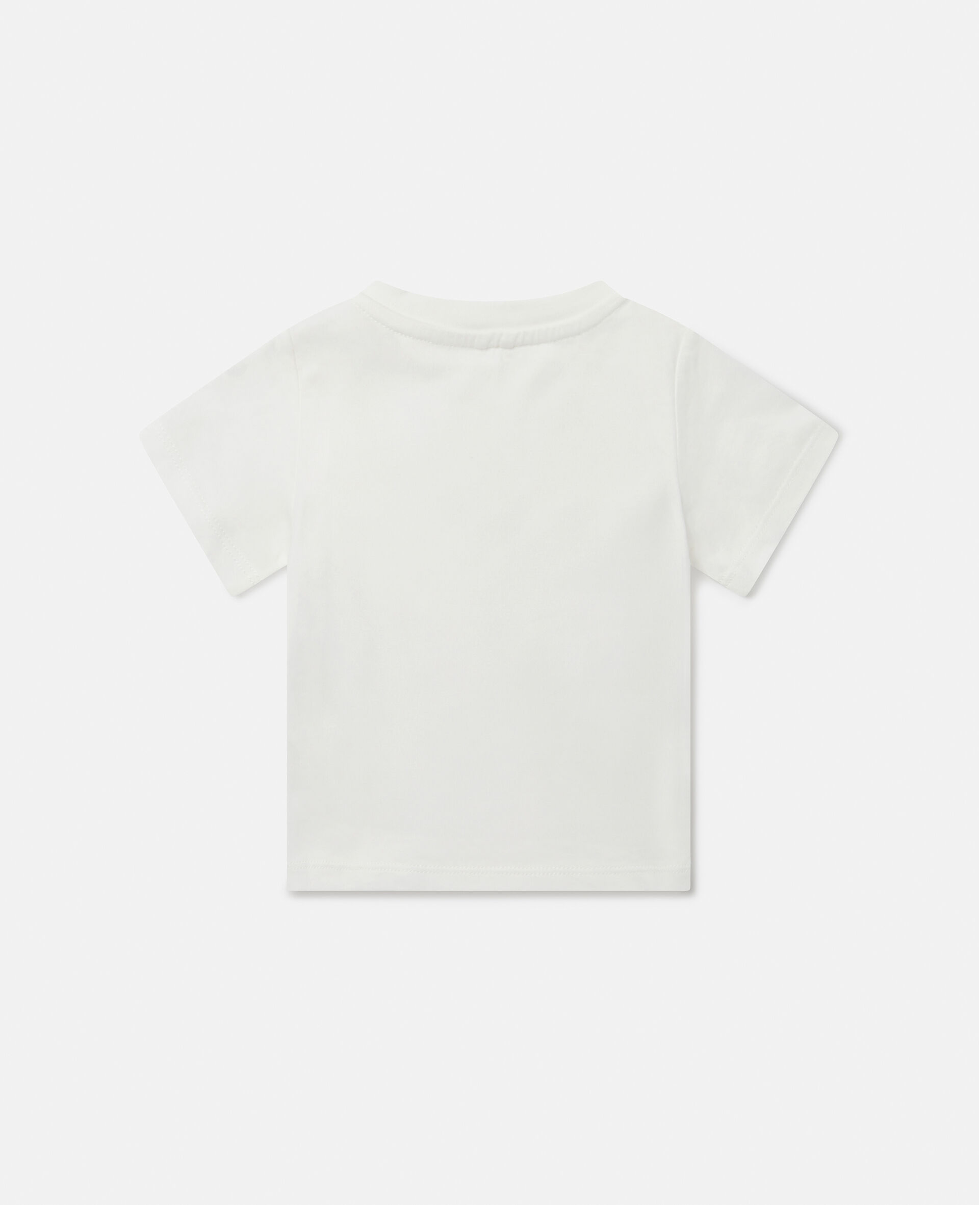 Stella Woodland Lettering Crewneck T-Shirt-White-large image number 2