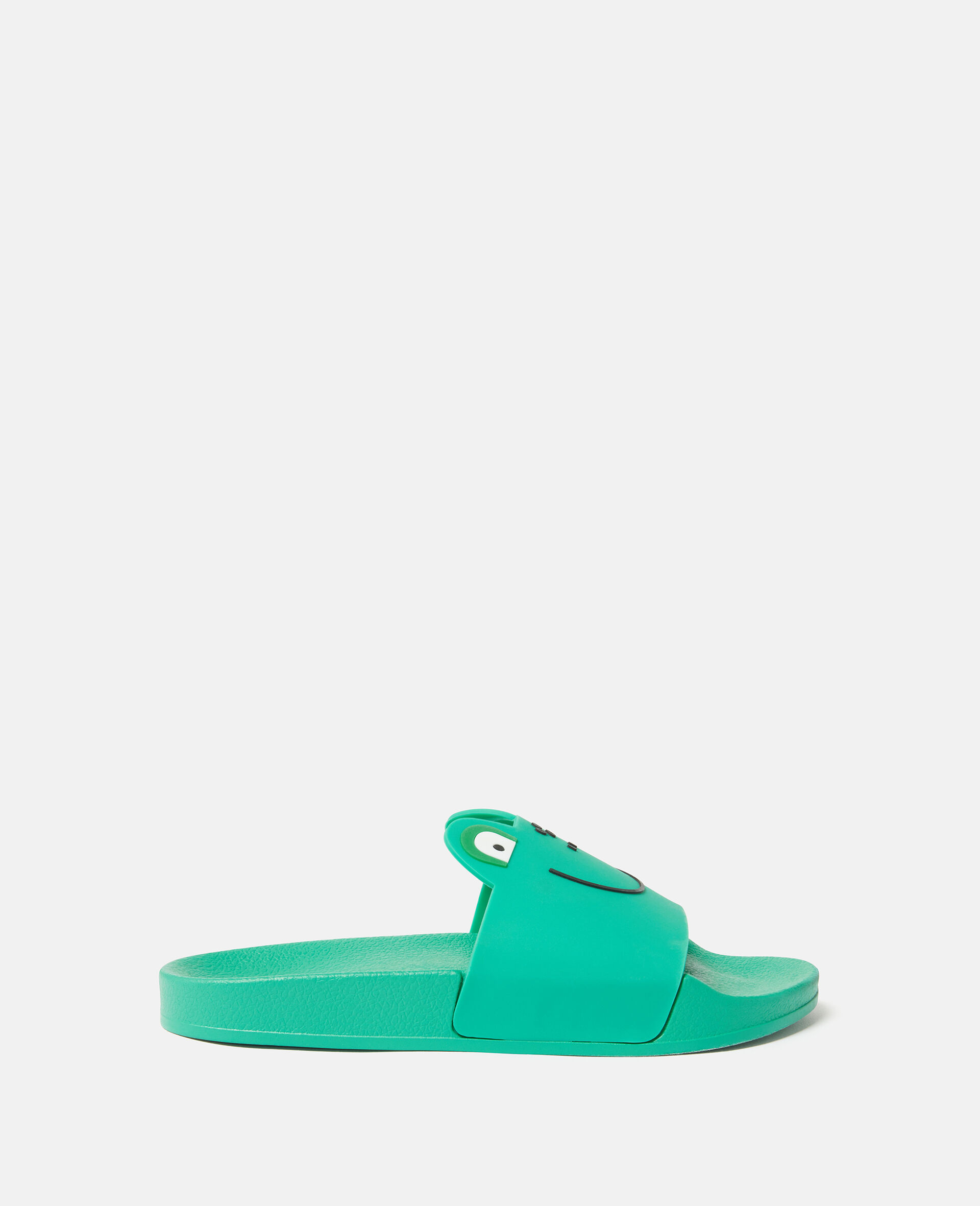 Frog Graphic Slides-Green-medium