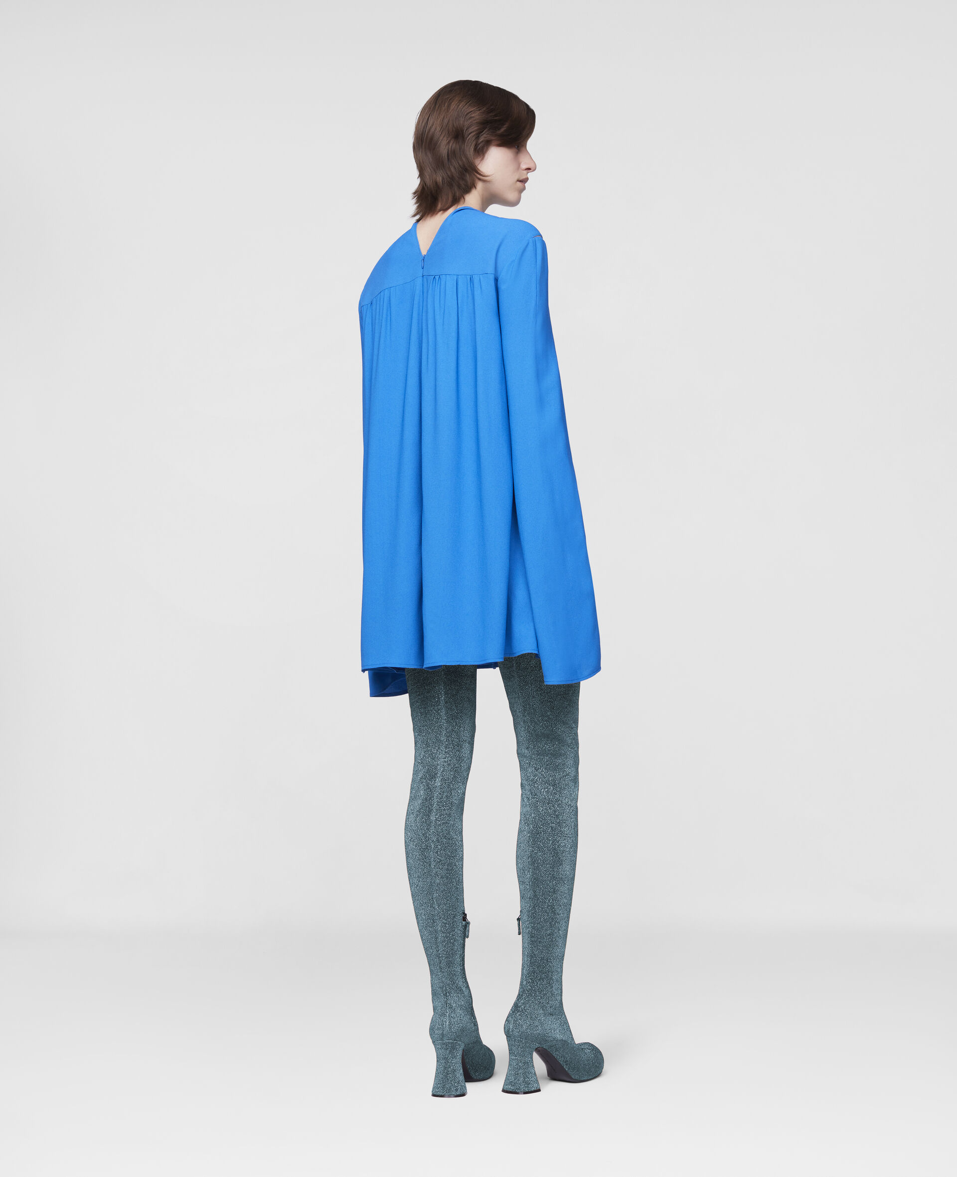 Cordelia Mini Dress-Blue-large image number 2
