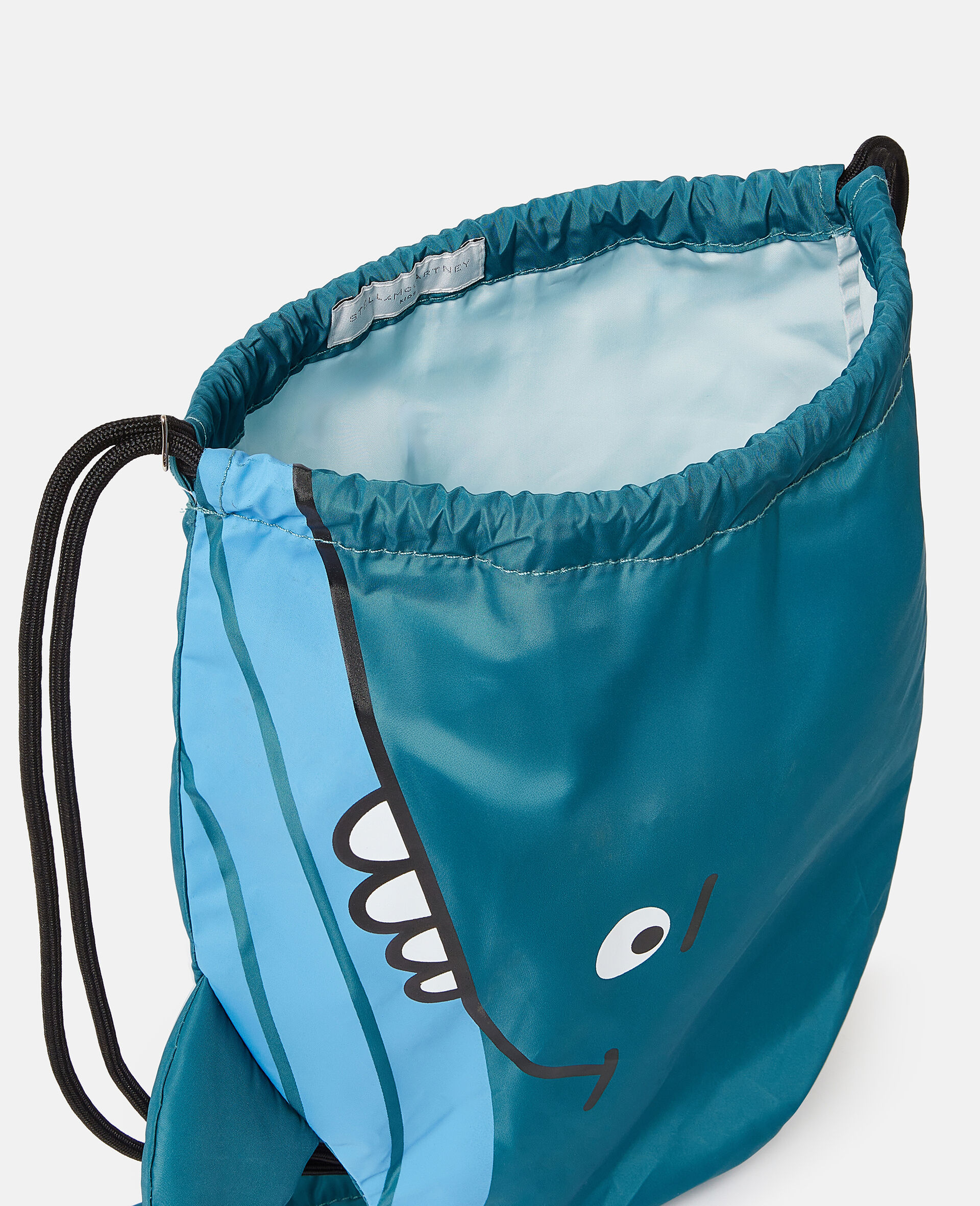 Whale Motif Backpack-Blue-large image number 4