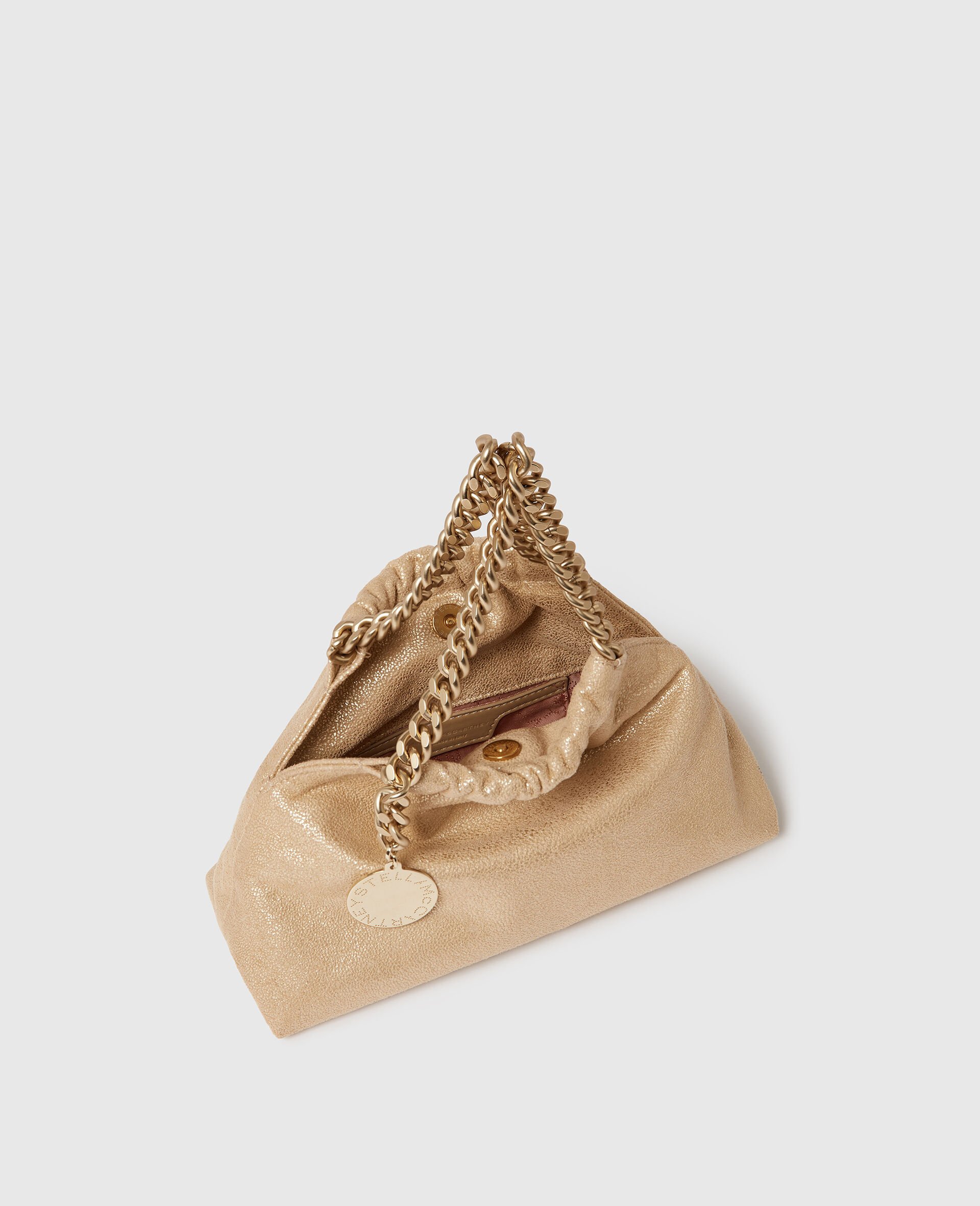 Falabella Mini Drawstring Crossbody Bag-Gold-large image number 3