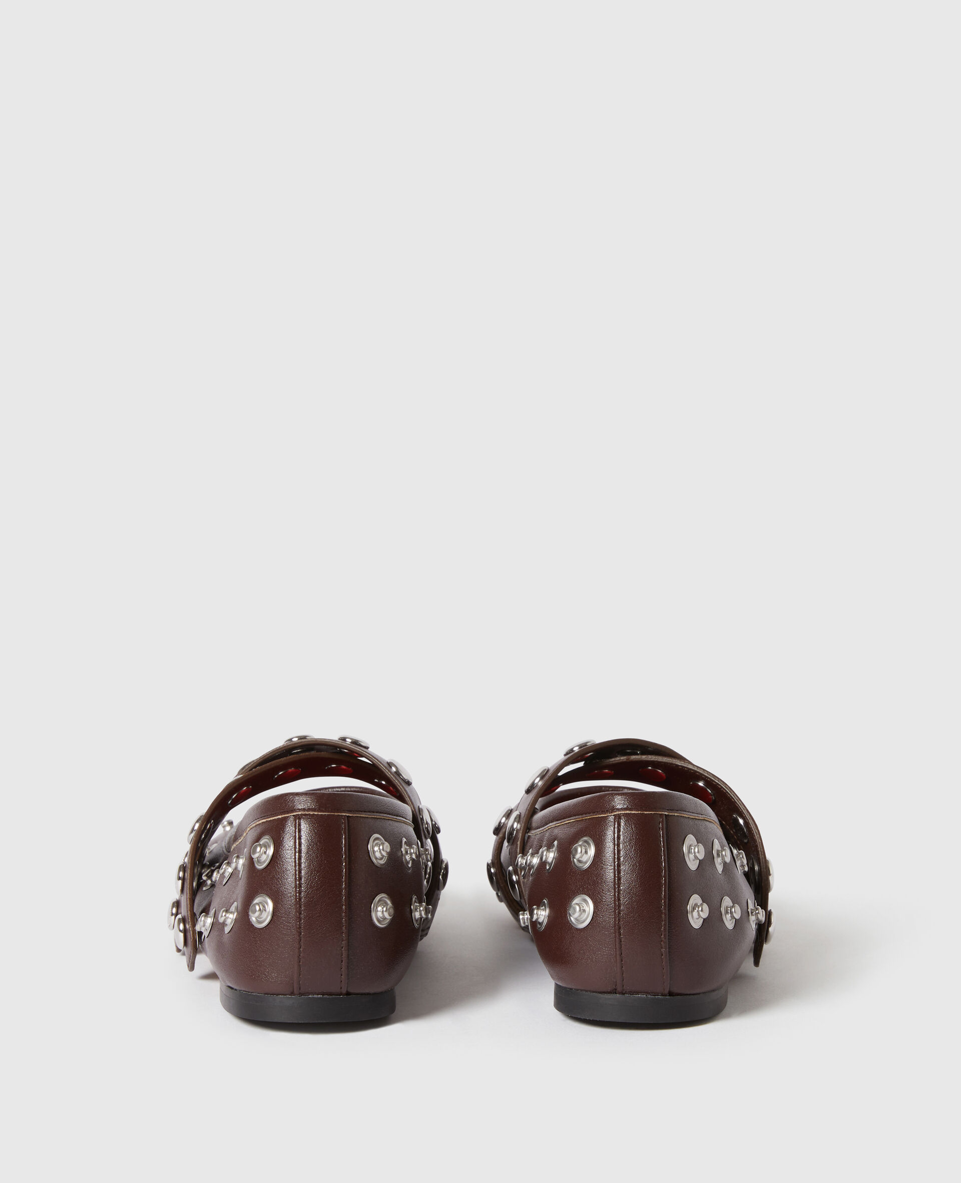 Flache Ballerinas Ryder mit Besatz-Brown-large image number 2