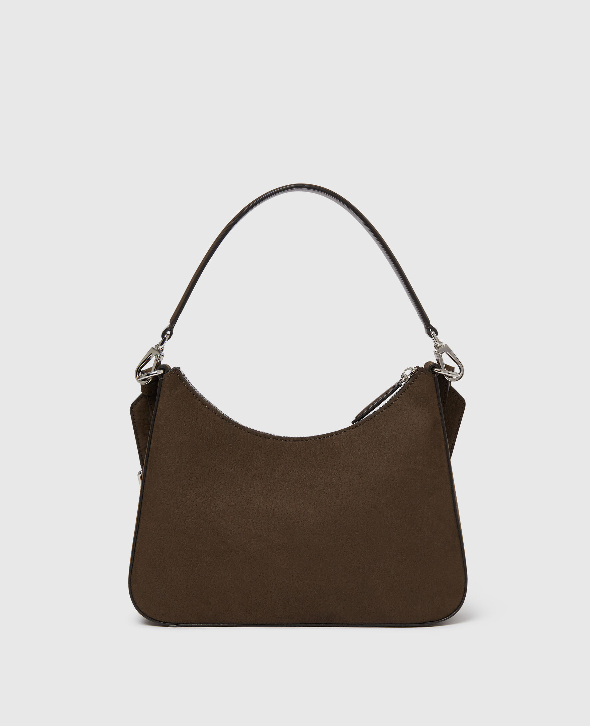 Logo Crossbody Shoulder Bag-Brown-large image number 2