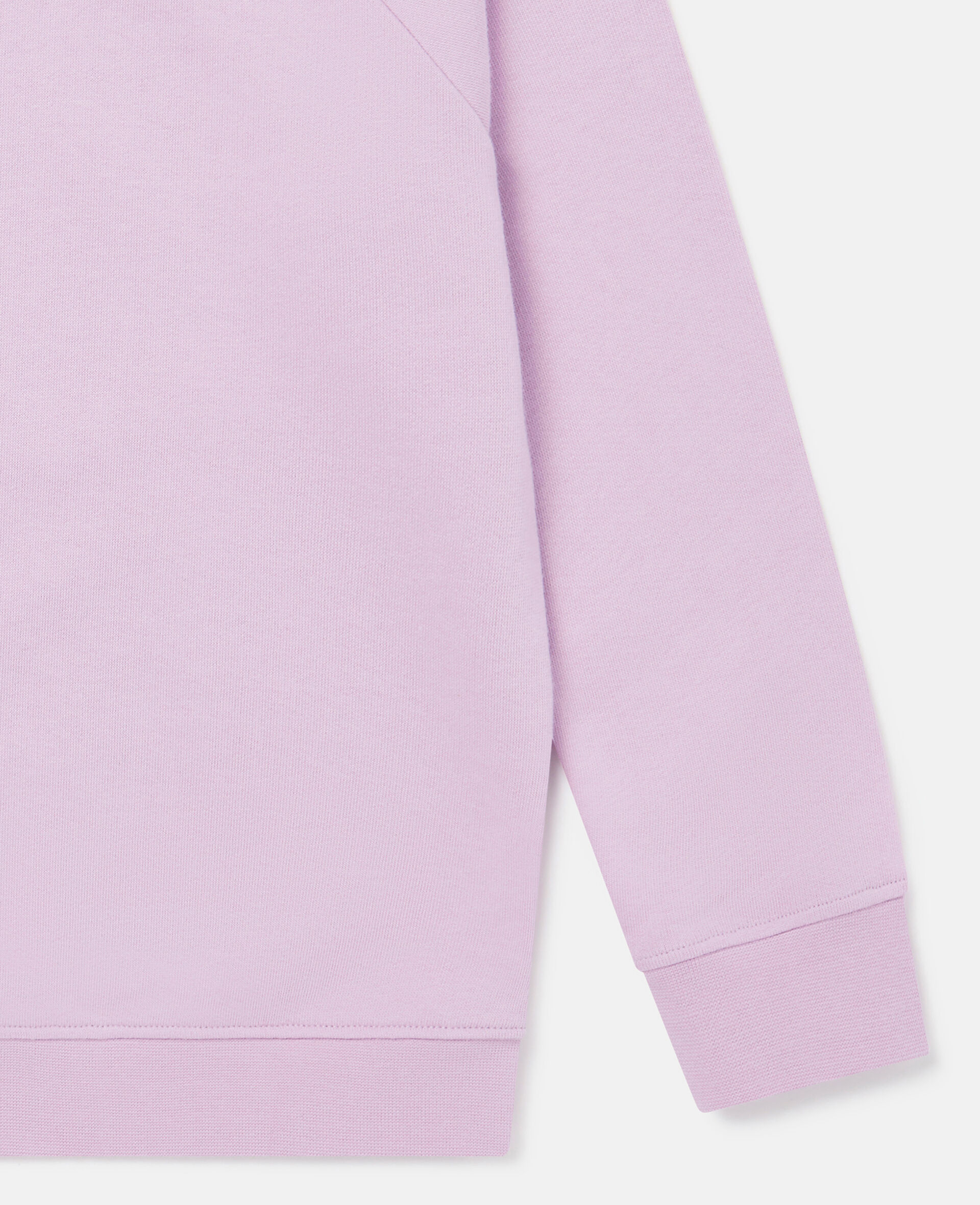 Sweat shirt a motif licorne arc en ciel-Rose-large image number 3