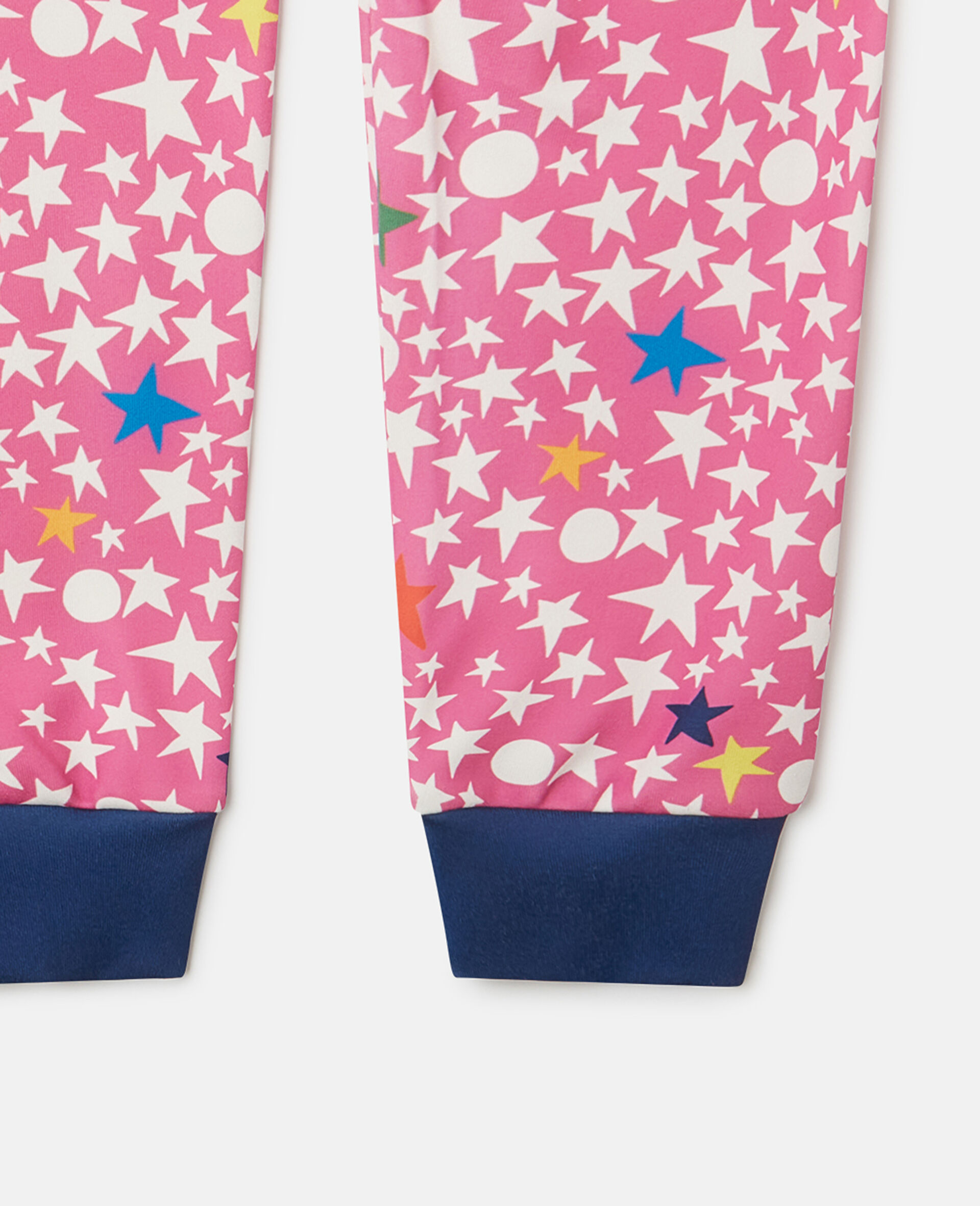 Star Print Pyjama Set-Pink-large image number 3