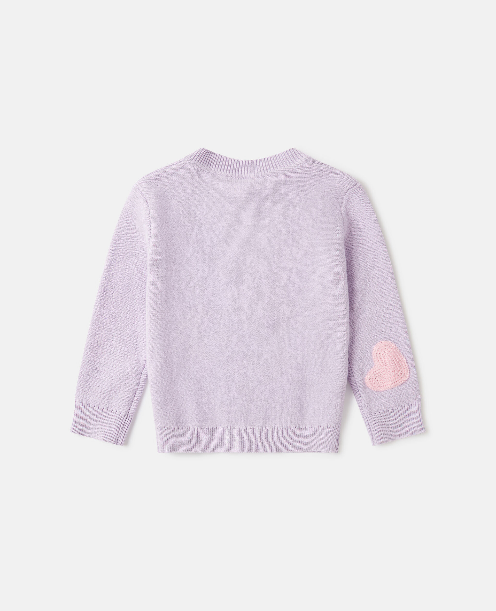 Earth Friends图形刺绣开衫-Purple-large image number 2