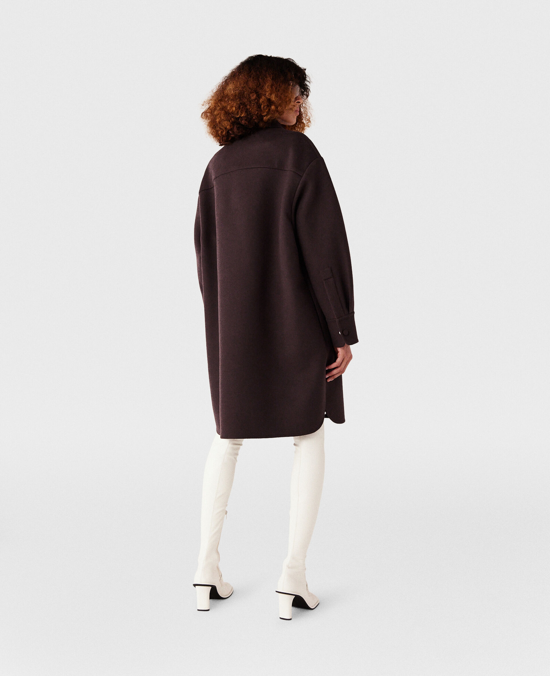 Double-Faced Long-Sleeve Shirt-Brown-large Double-Faced Long-Sleeve Shirt-Brown-large image number 2