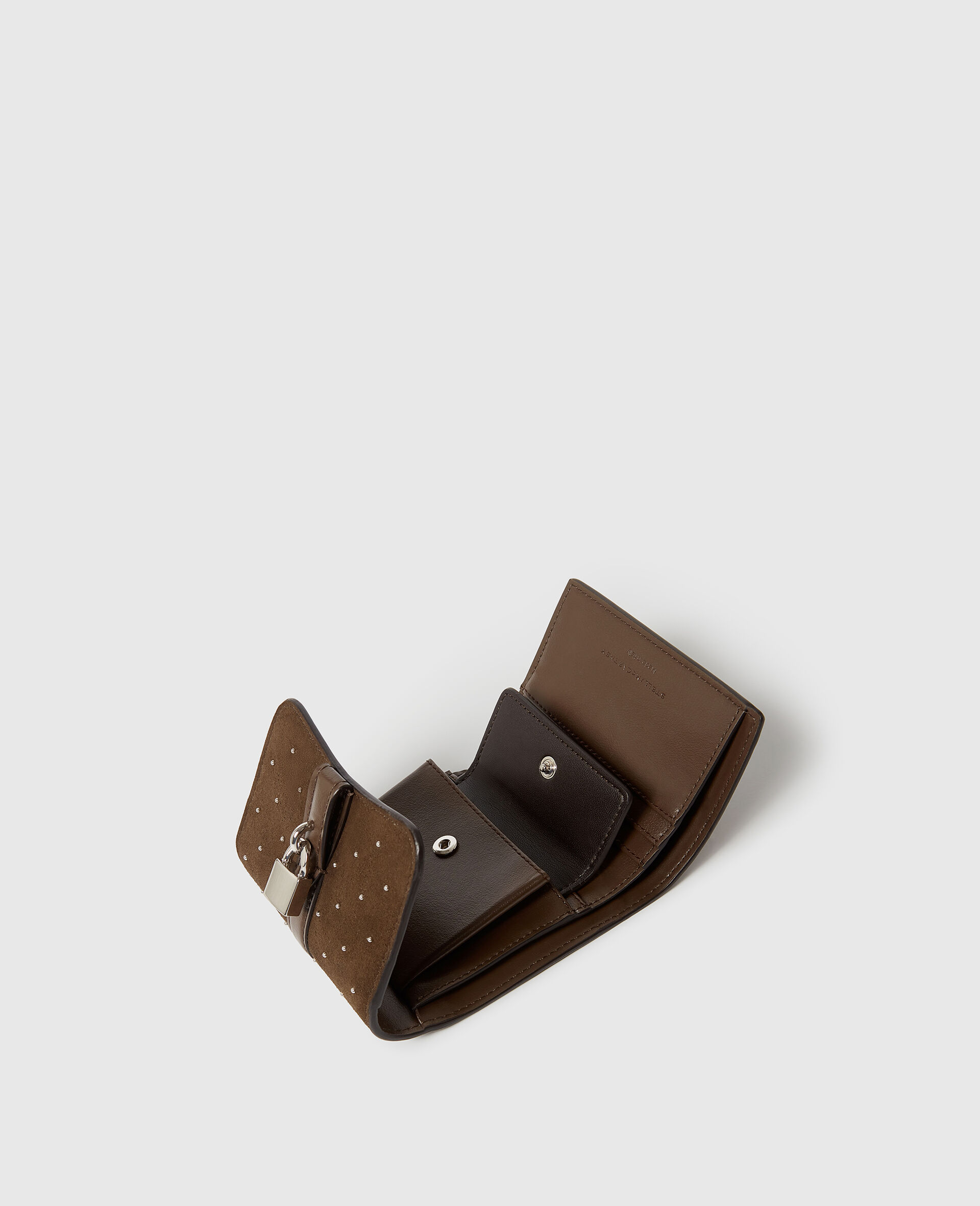 Ryder Studded Tri-Fold Wallet-Brown-large image number 3