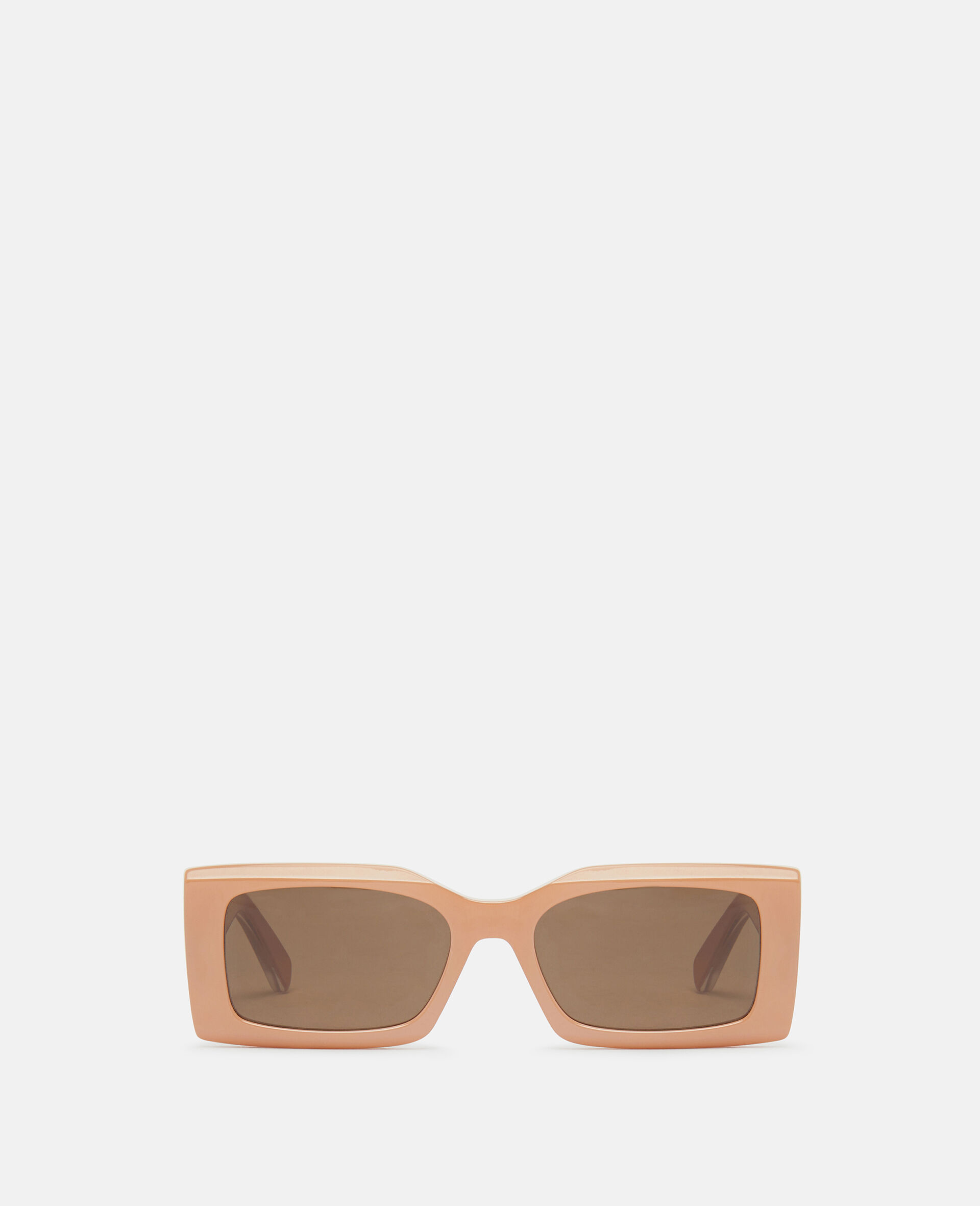 Logo-Engraved Rectangular Sunglasses-Black-large image number 0