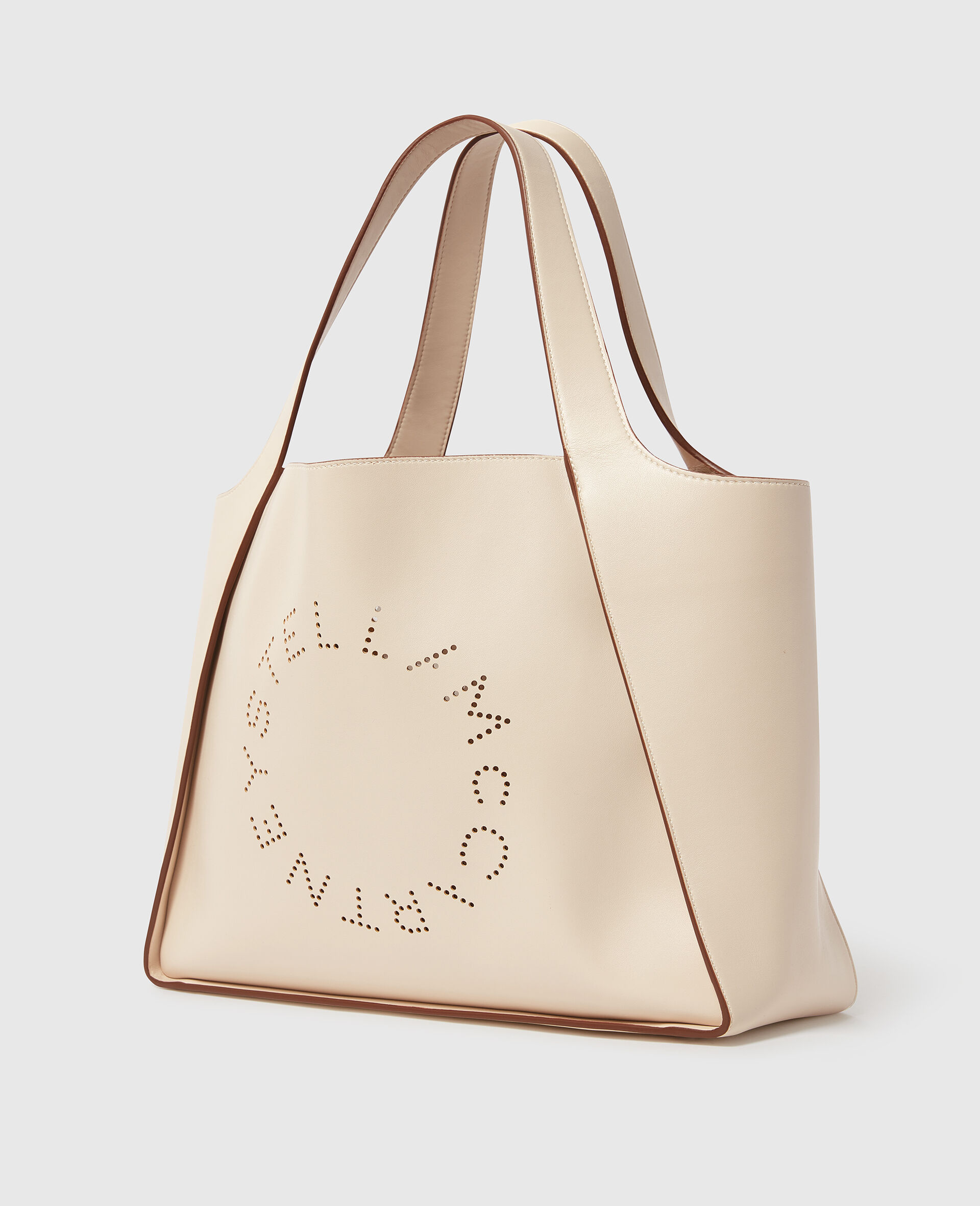 Logo Tote Bag-White-medium