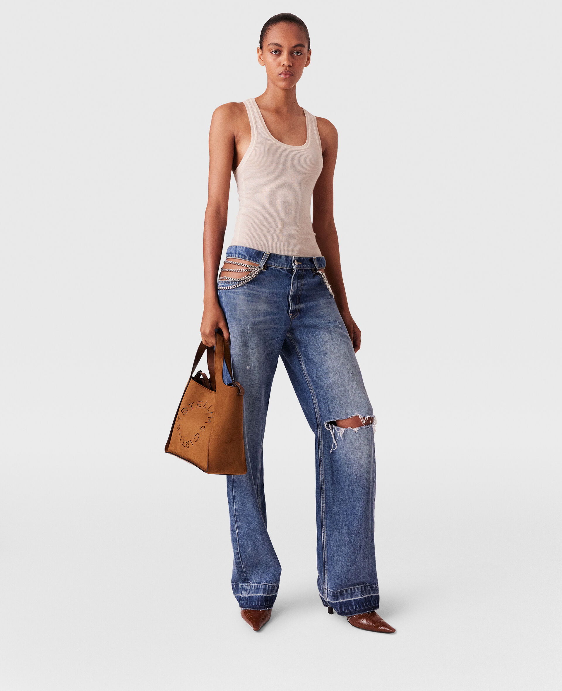 Falabella Hips Straight-Leg Jeans-Blue-large image number 0
