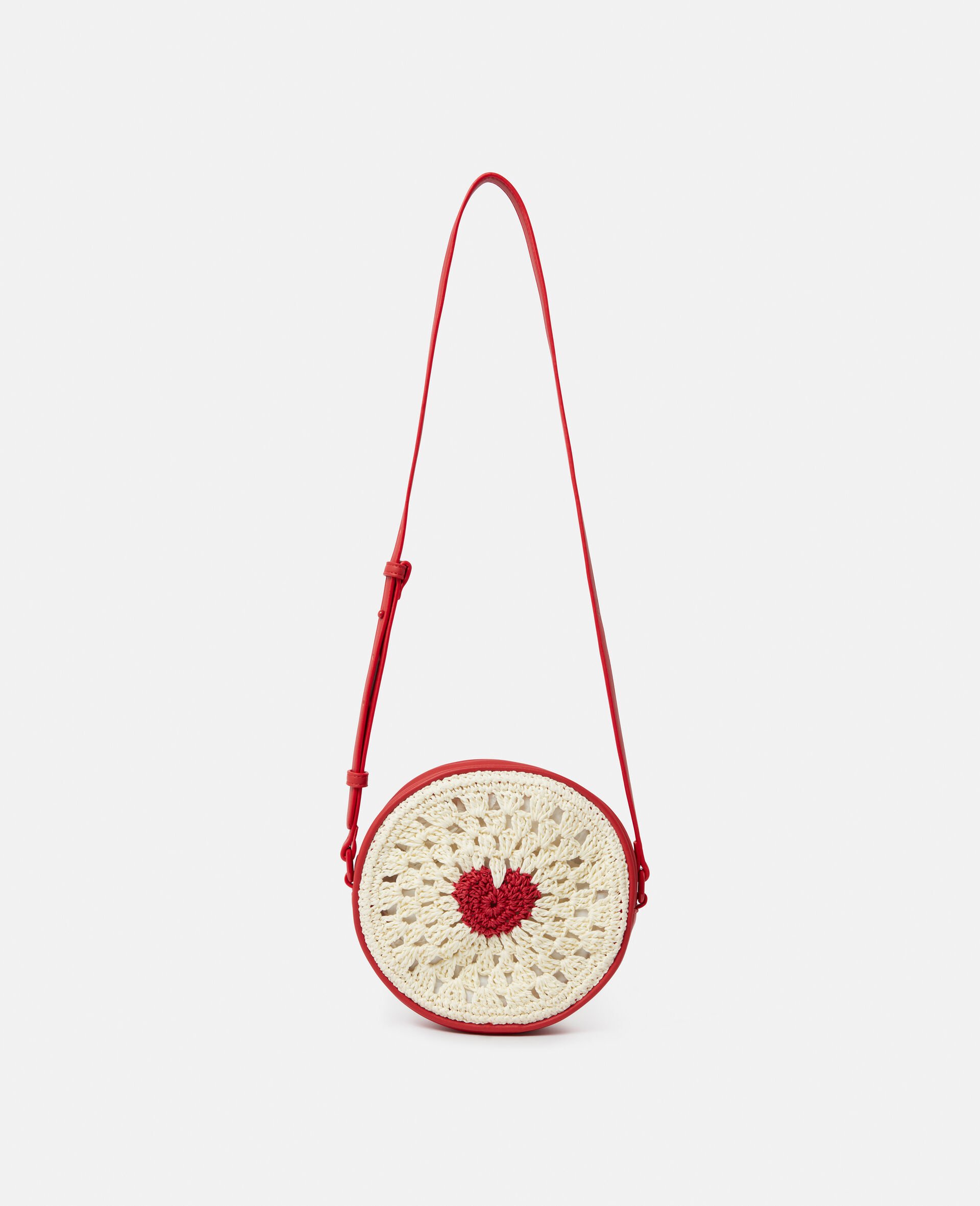 Heart Raffia Crossbody Bag-Beige-large Heart Raffia Crossbody Bag-Beige-large image number 0