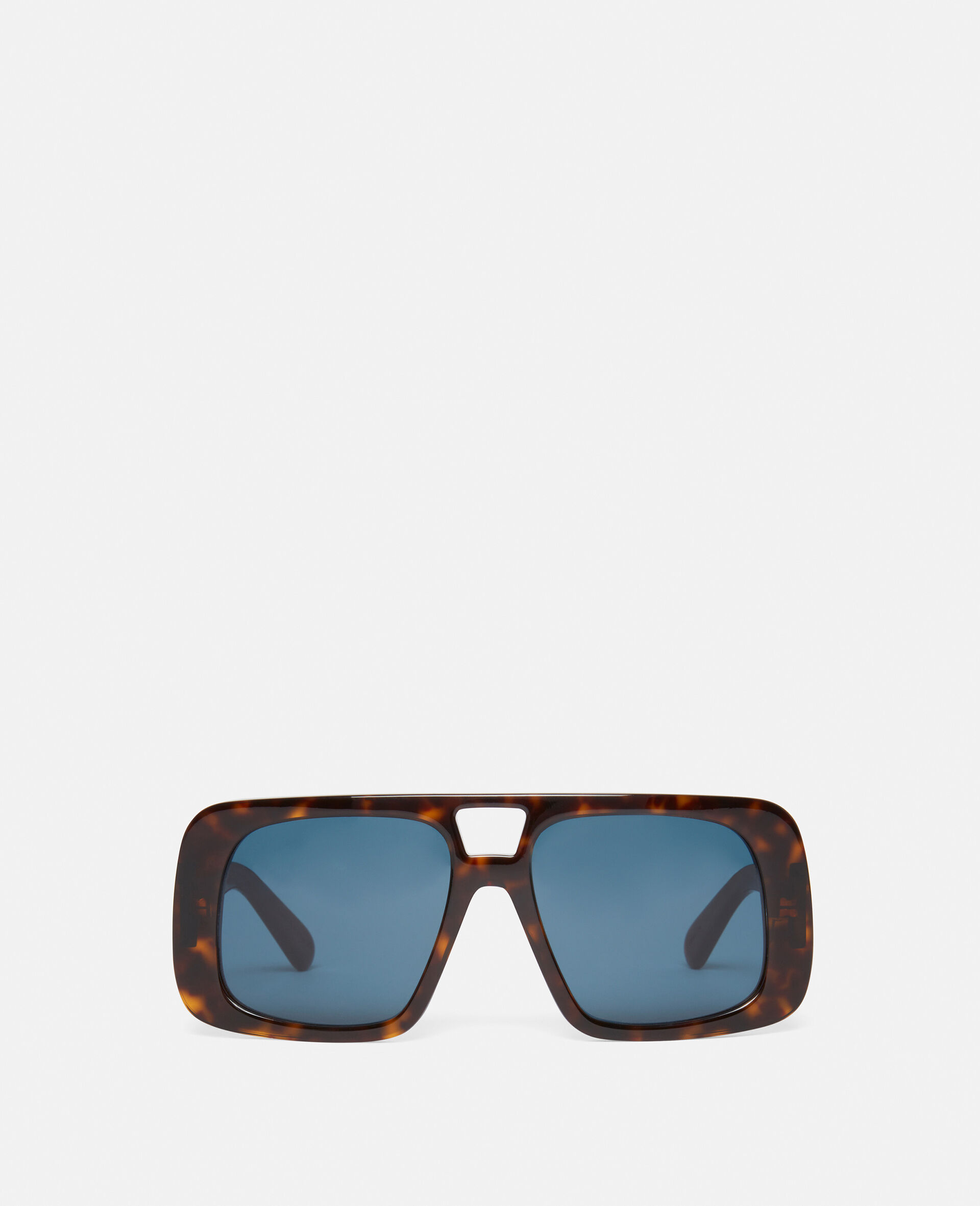 Logo Square Sunglasses-Black-large image number 0