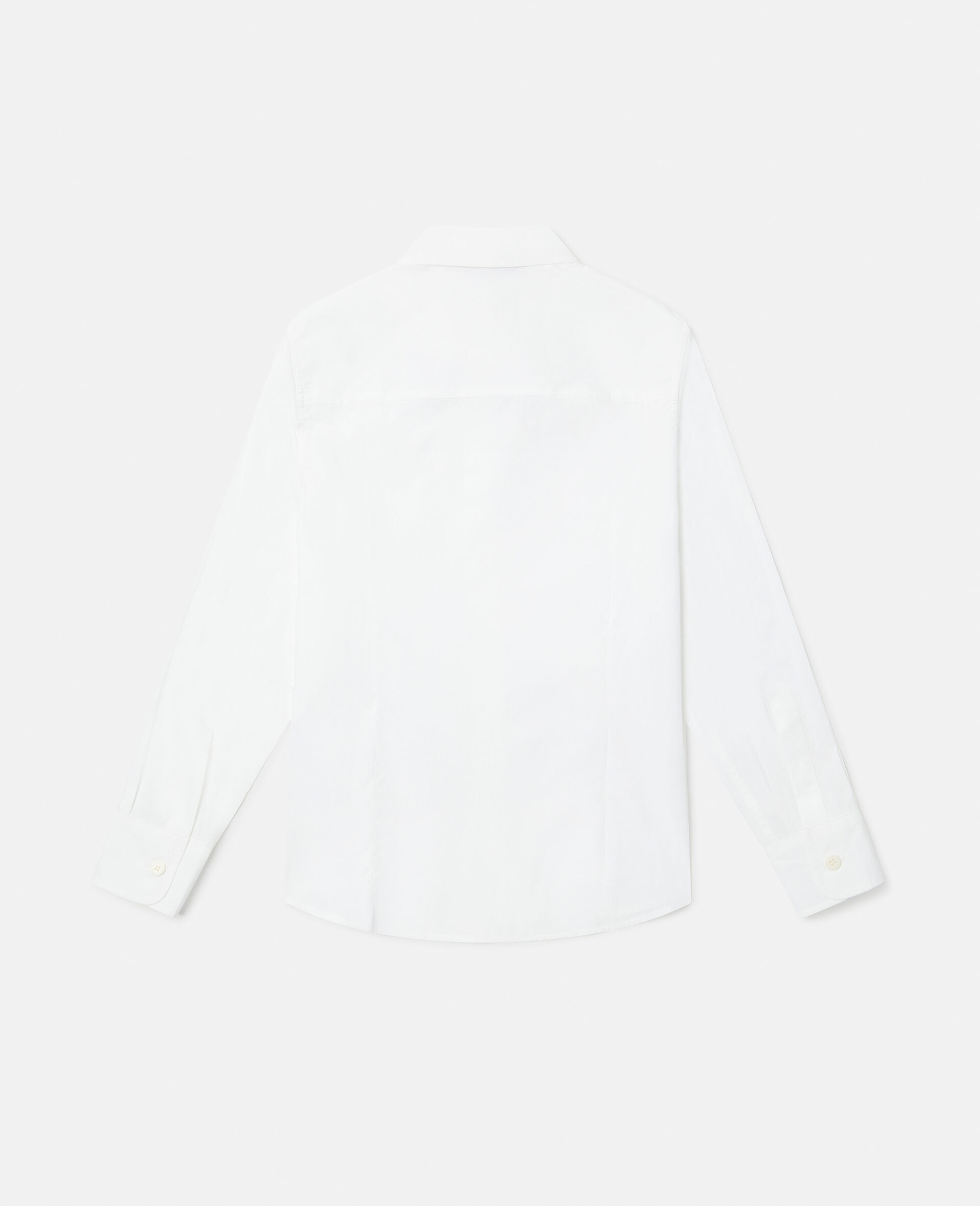 Oxford Shirt with Detachable Bow Tie-White-large image number 2