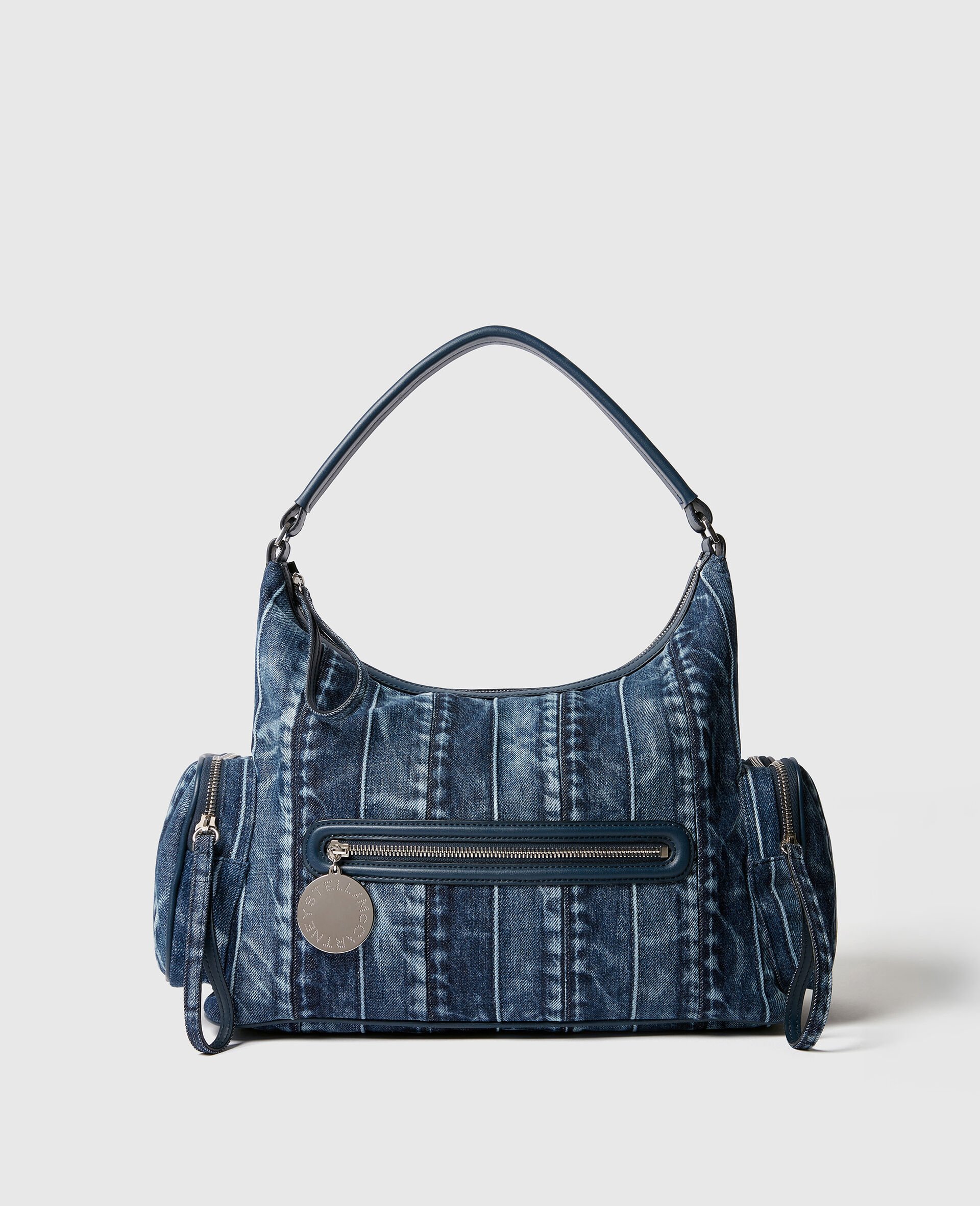 Dartmoor Denim Shoulder Bag-Blue-medium
