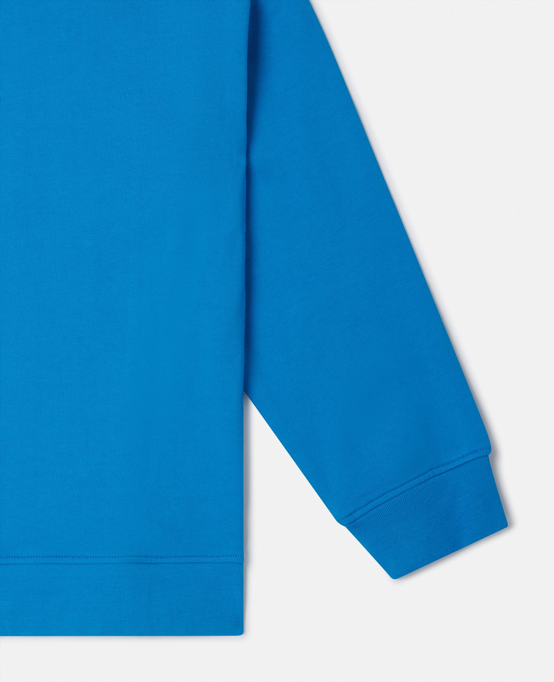 Logo Graphic Sweatshirt-Blue-large Logo Graphic Sweatshirt-Blue-large image number 3