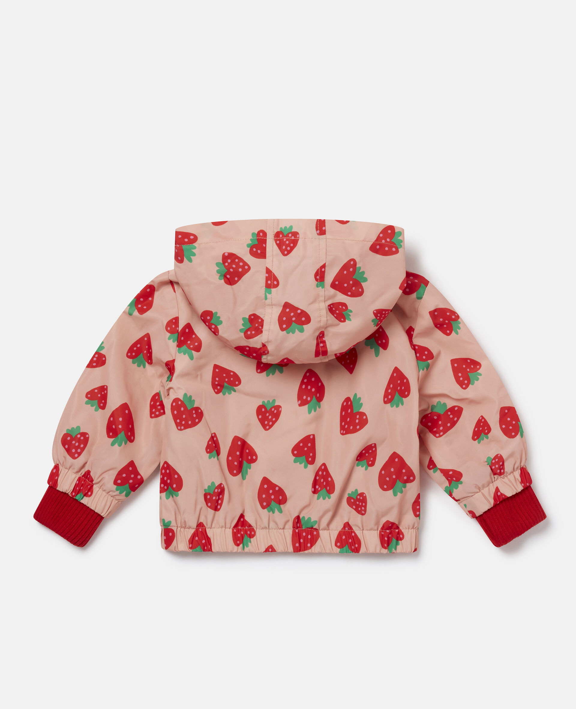 Strawberry Print Jacket-Pink-large image number 2