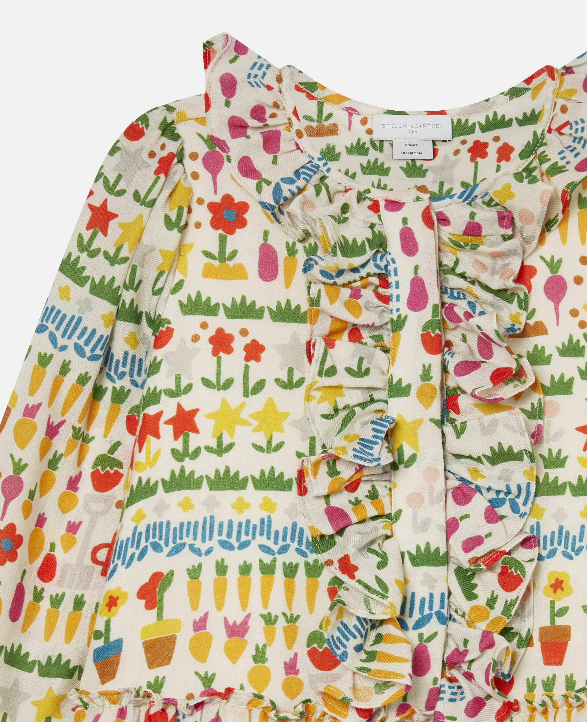 Garden Wool Dress-Multicolour-large image number 2