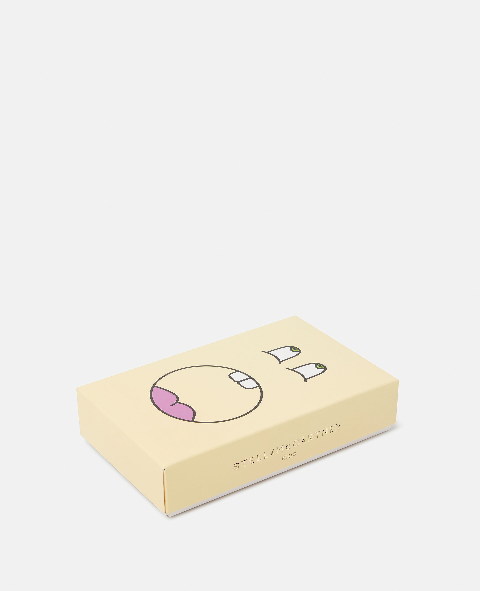 Animal Doodle Print Bib Set-White-large image number 3