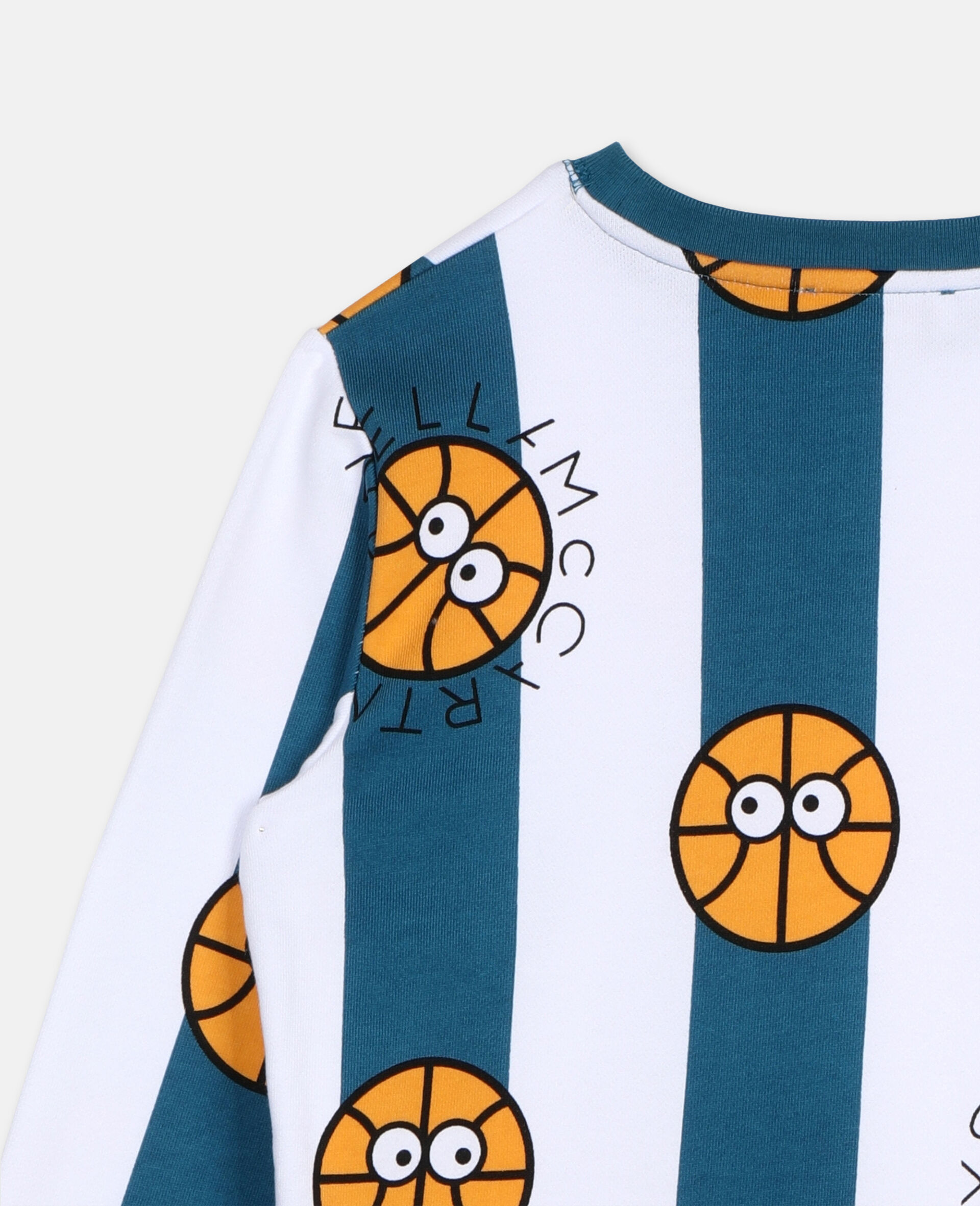 Baumwollsweatshirt mit Basketball-Print -Bunt-large image number 2