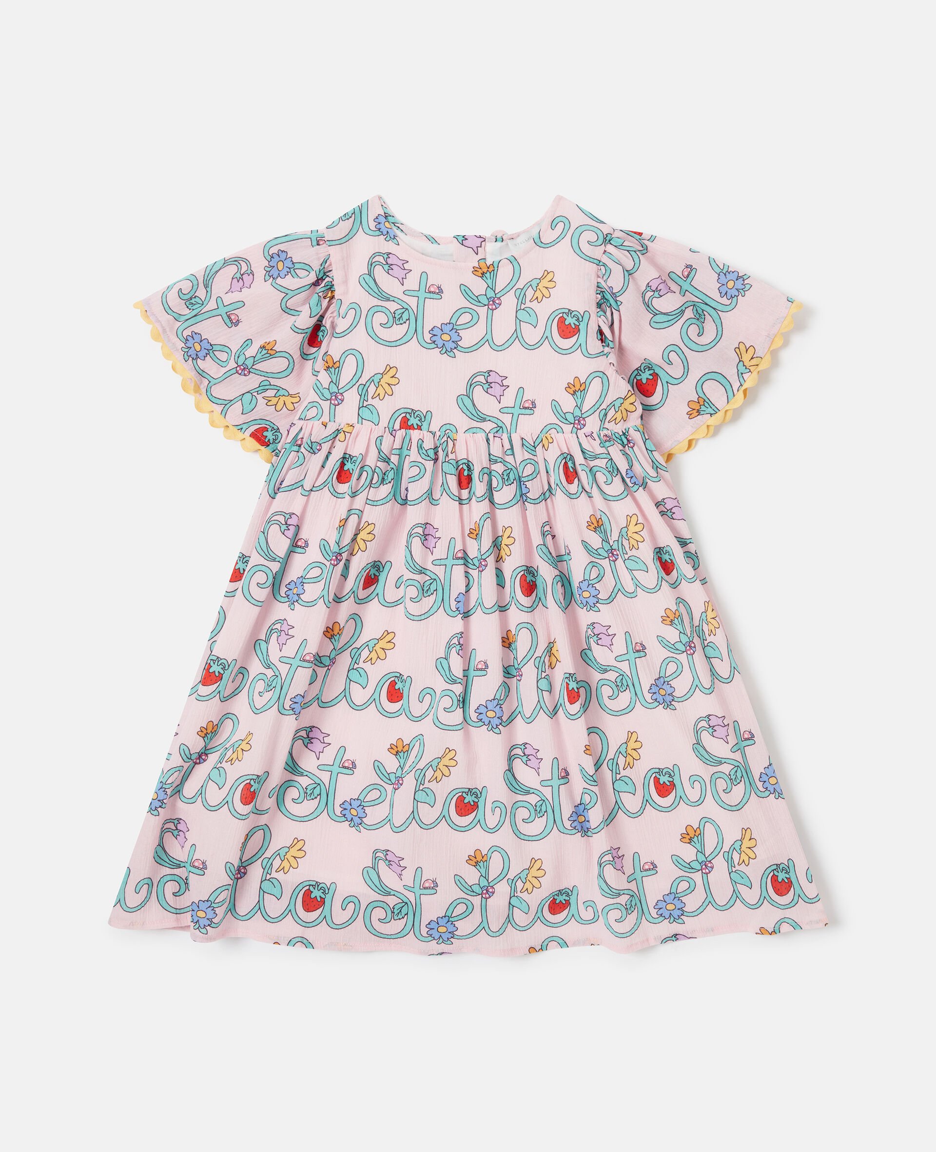 Kleid mit Stella Ranken-Print-Bunt-medium