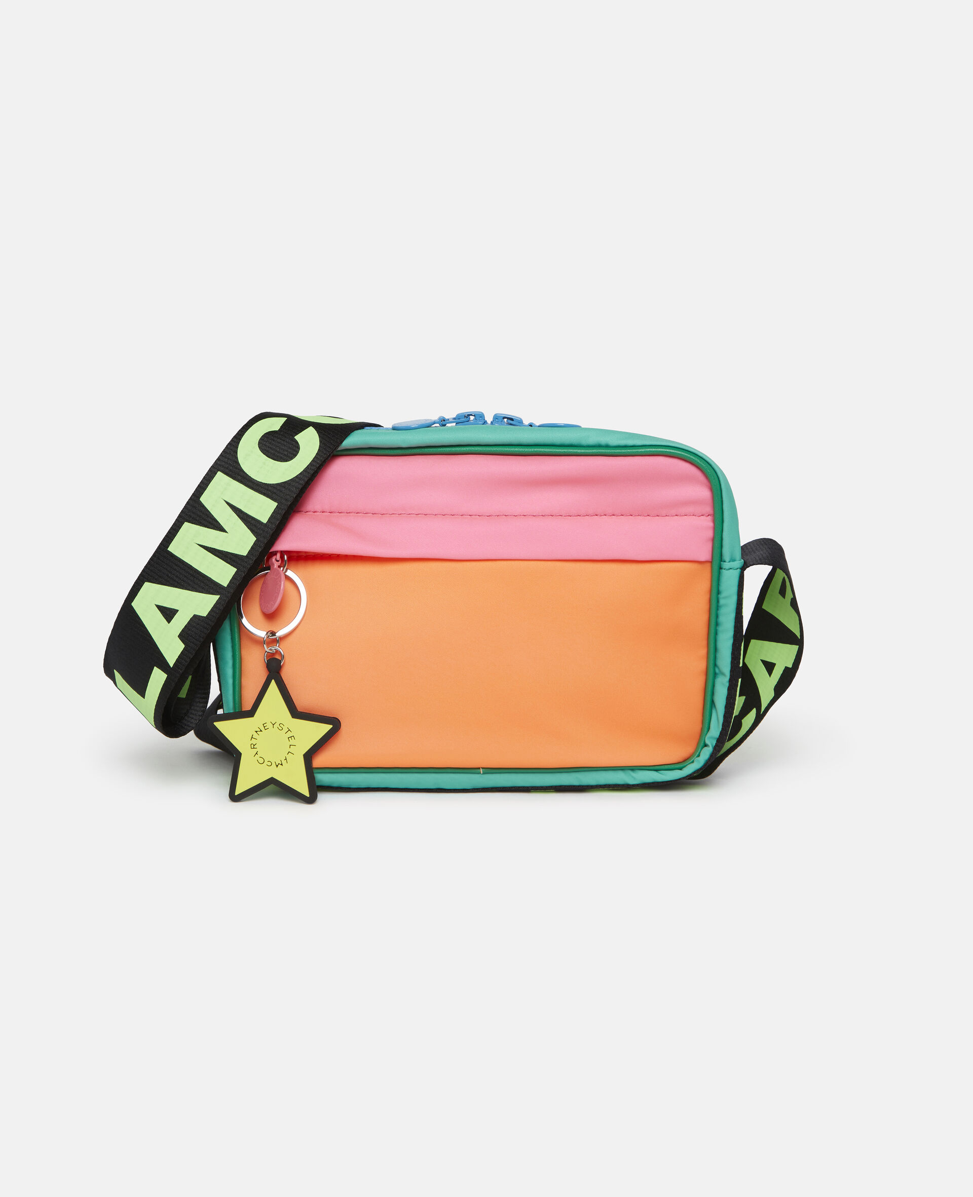Colour Block Logo Shoulder Bag-Multicolour-large image number 0