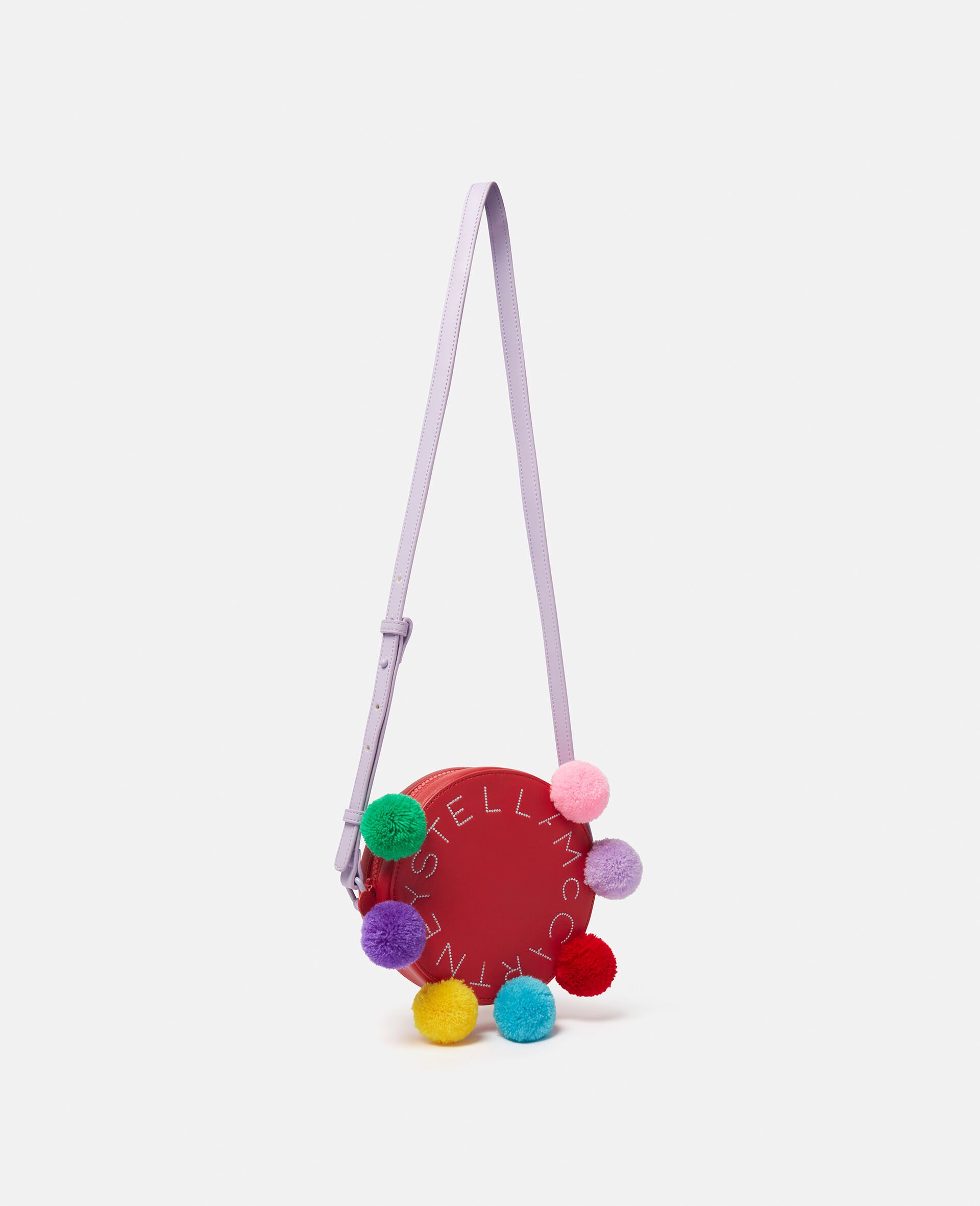 Logo Strap Crossbody Bag-Red-large Logo Strap Crossbody Bag-Red-large image number 1