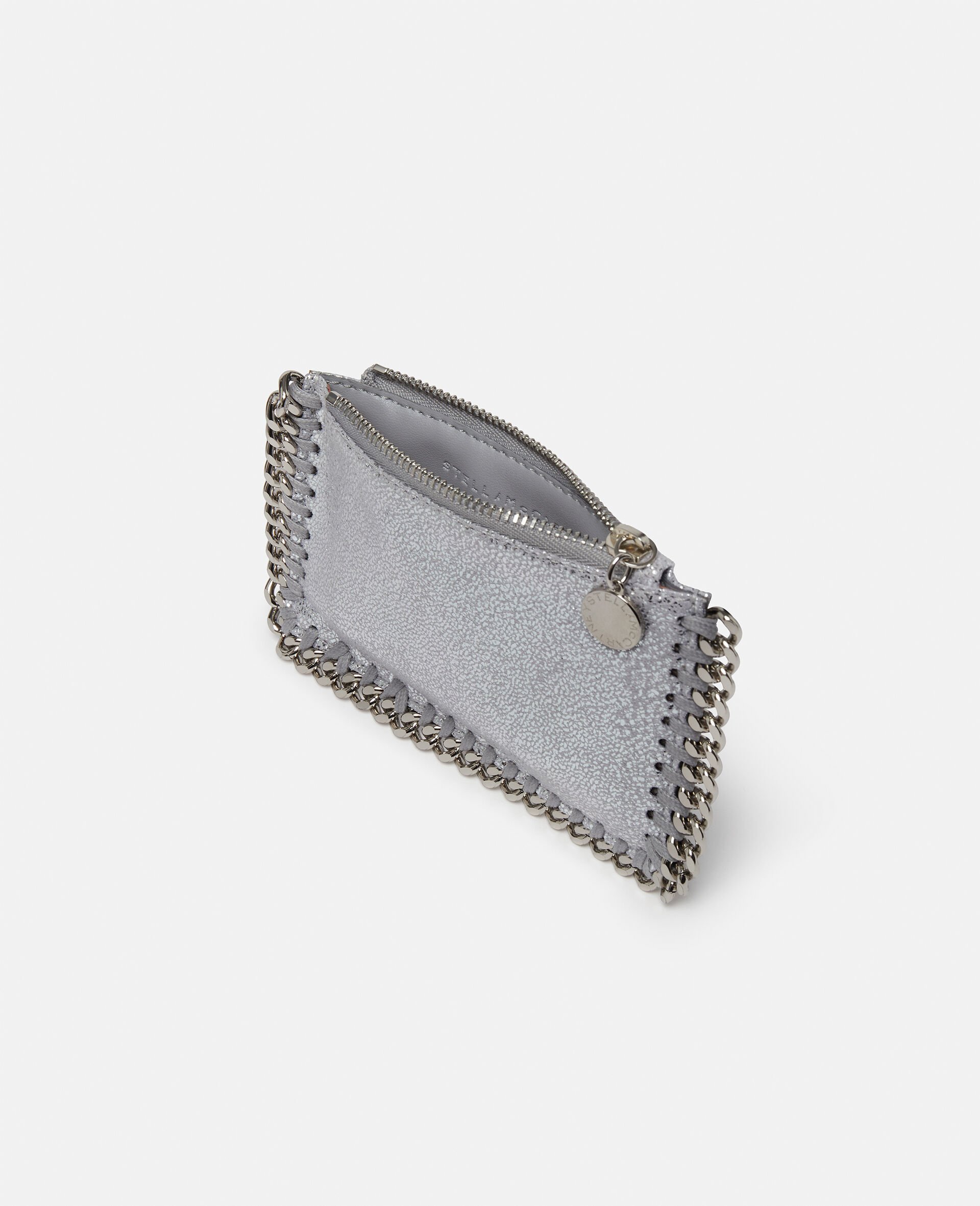 Porte cartes zippe Falabella-Silver-large Porte cartes zippe Falabella-Silver-large image number 2
