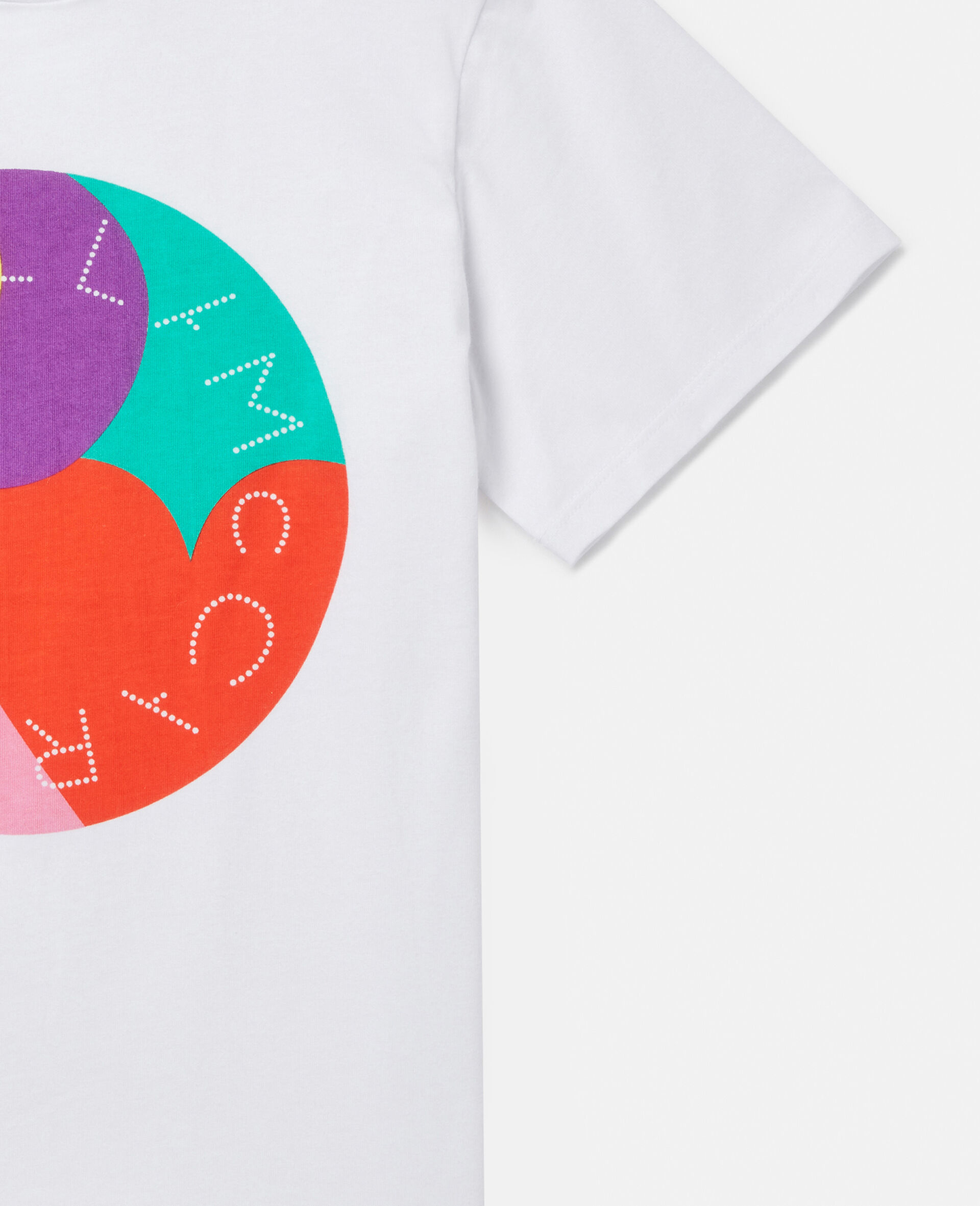 Stella Logo Love Graphic T-Shirt-White-large image number 1