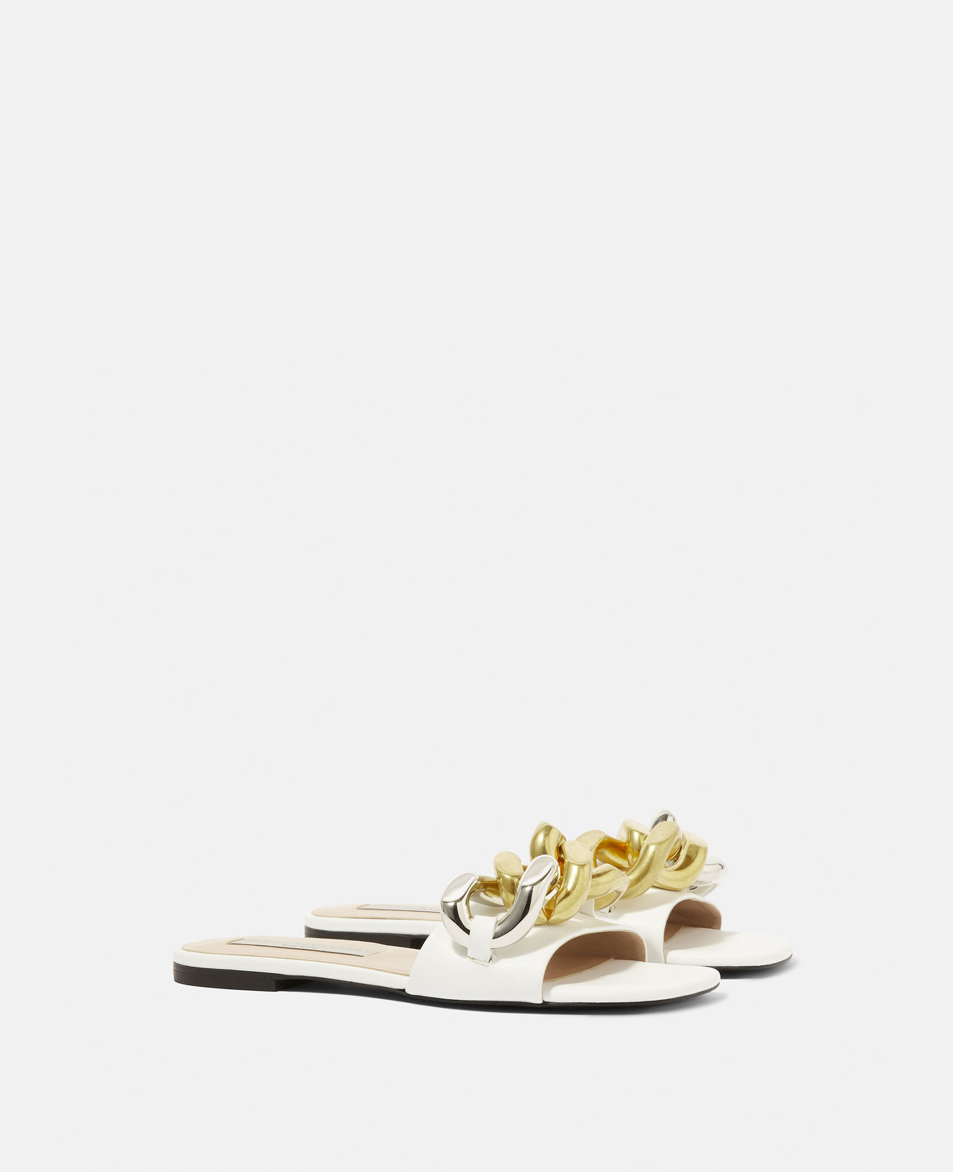 Falabella Flat Slides-Black-large image number 1
