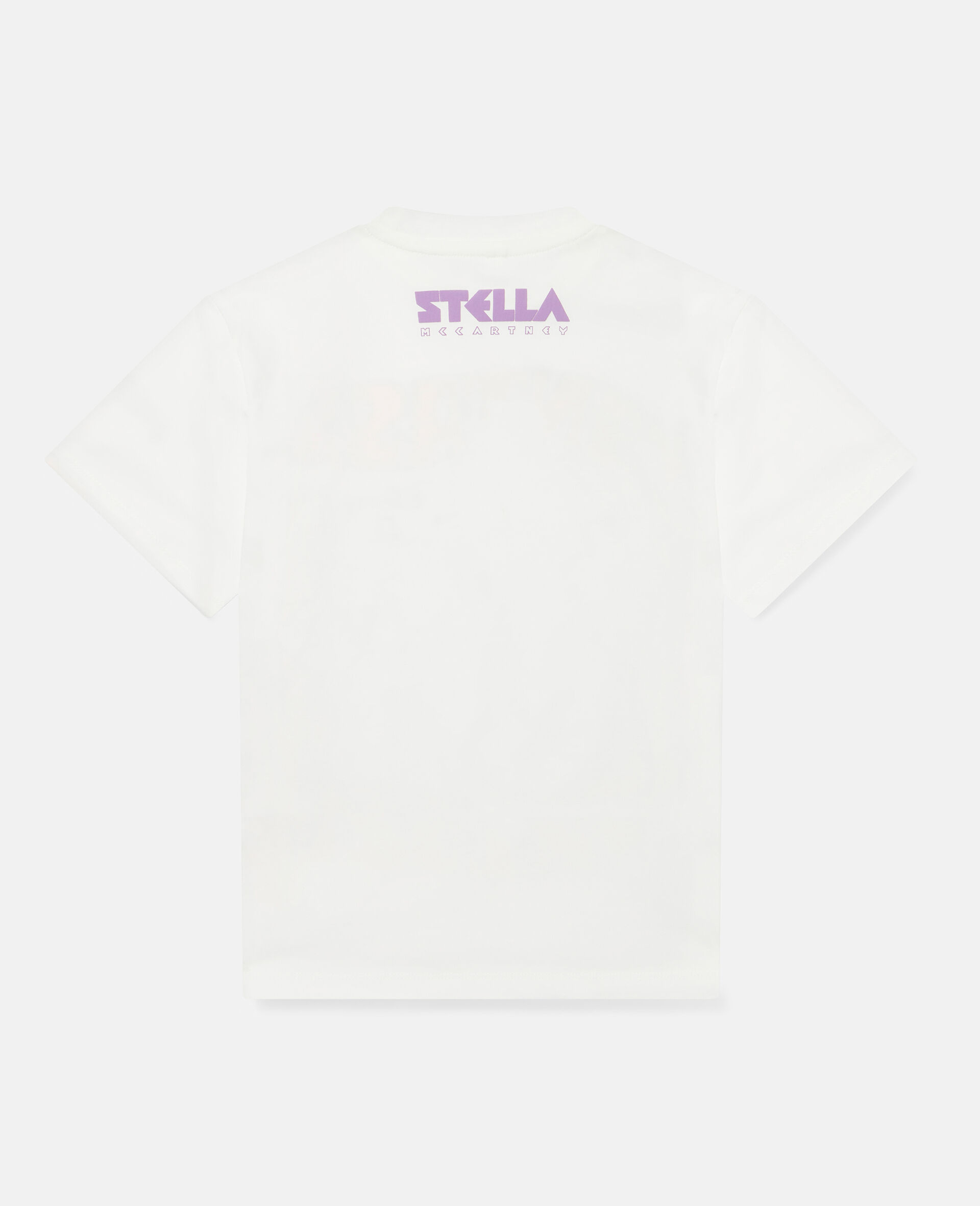 Fantasia Pegasus Print Cotton T‐shirt-White-large image number 3