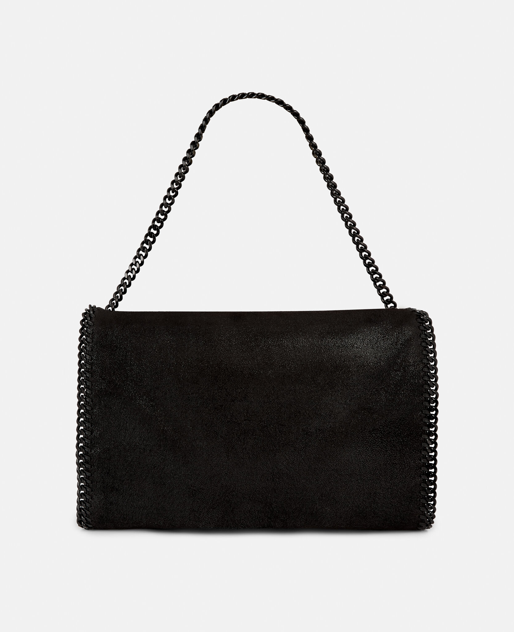 Women Black Falabella Fold Over Tote Stella McCartney GB