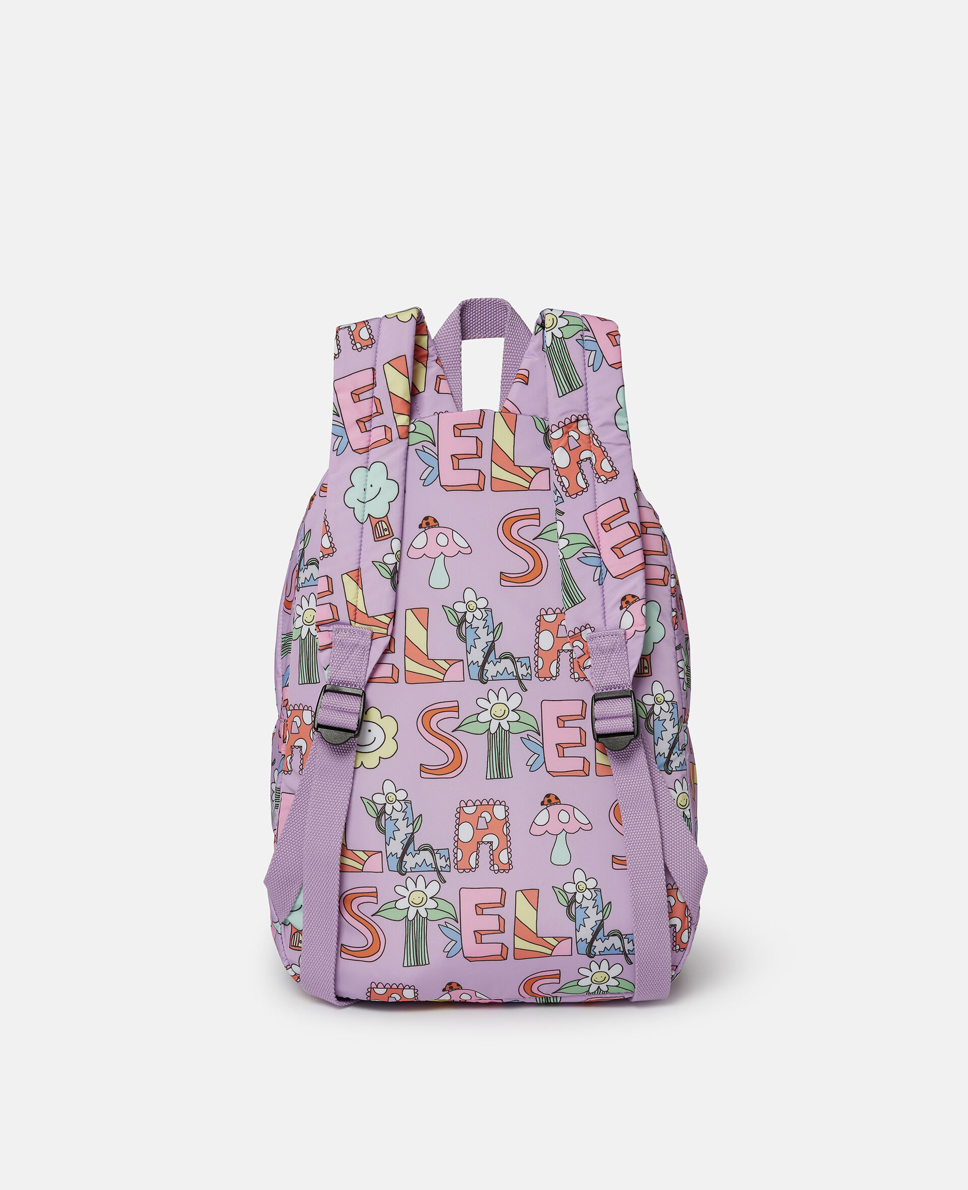 Stella Woodland字样双肩包-Purple-large Stella Woodland字样双肩包-Purple-large image number 2