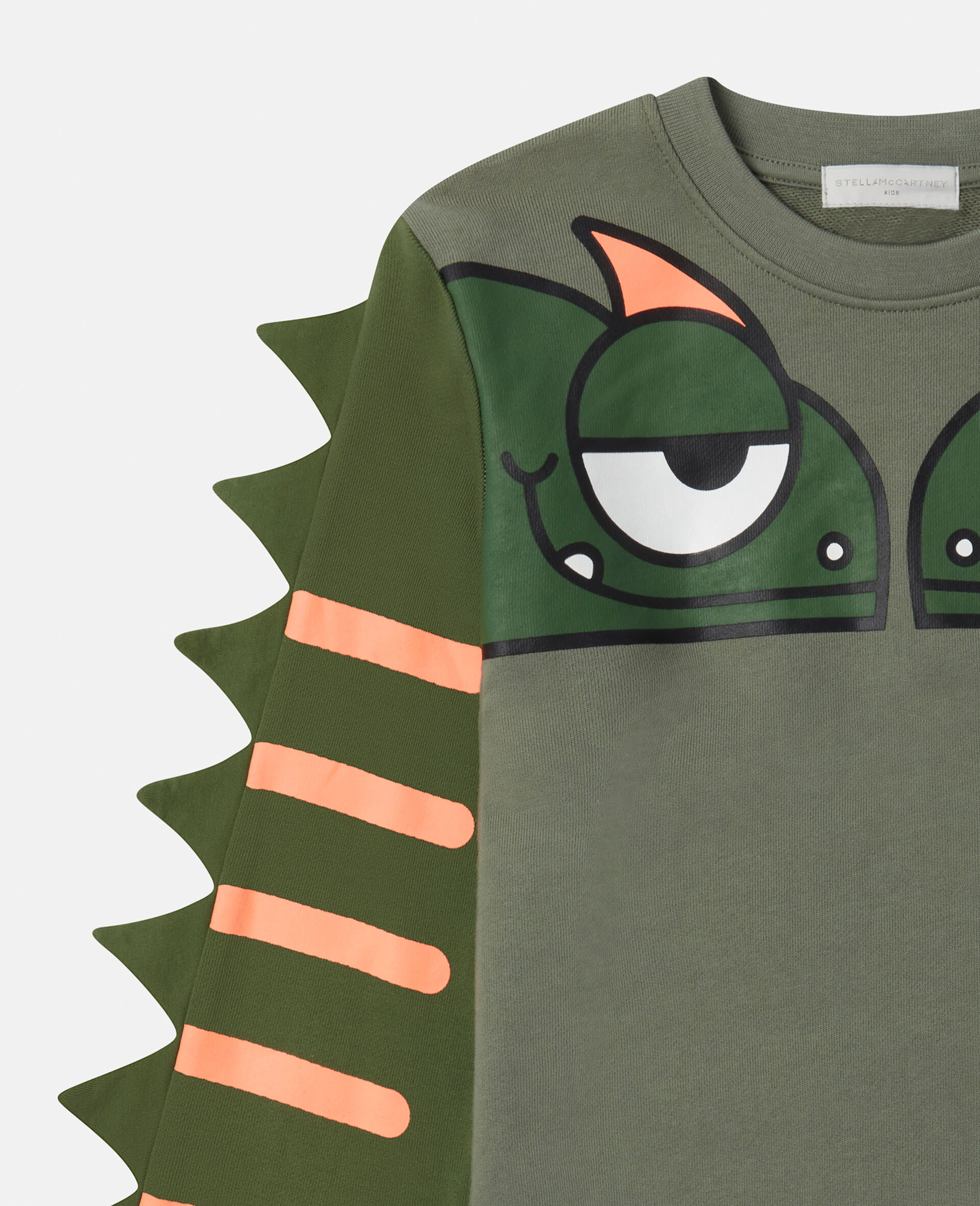 Double Gecko Spike Sweatshirt-Green-large image number 1