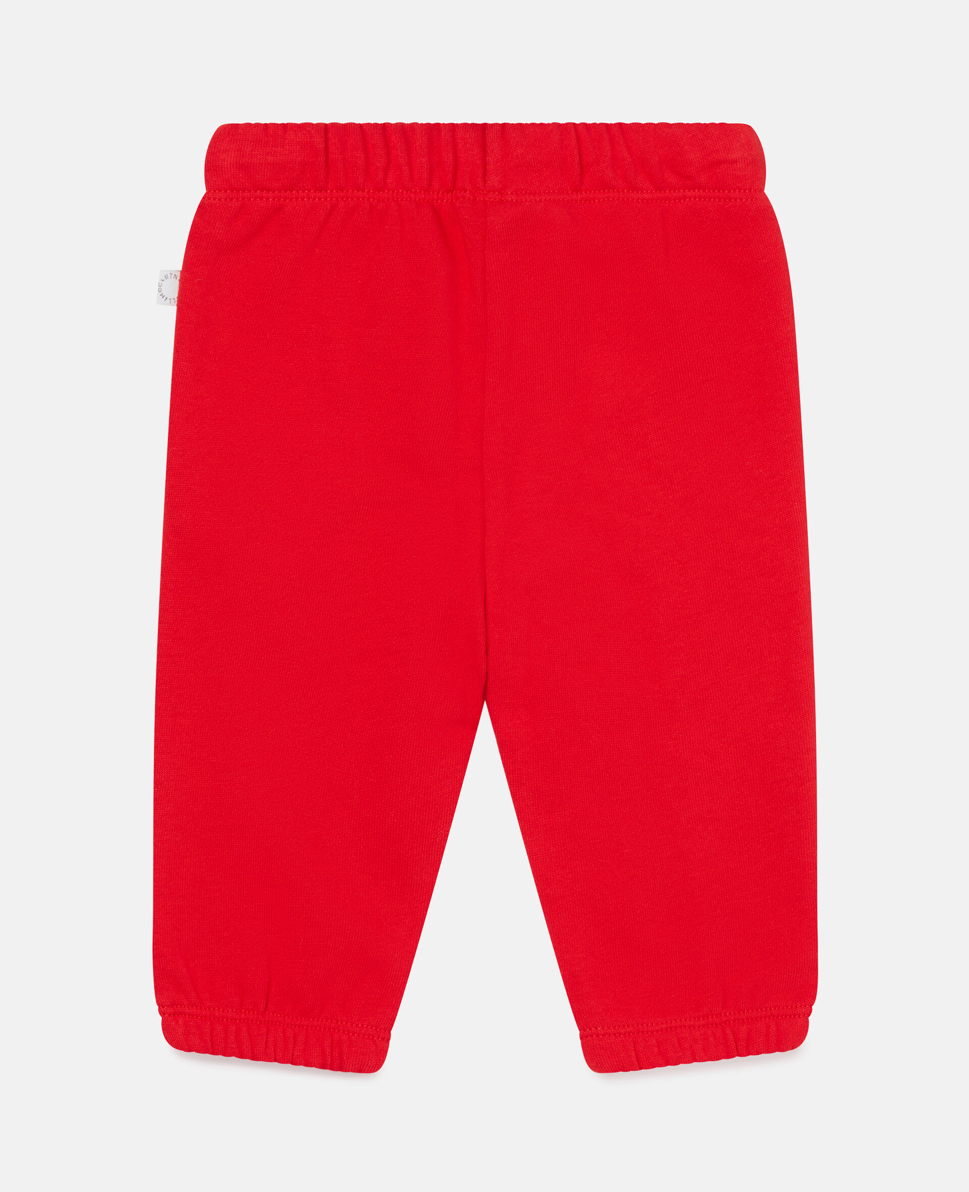 Cotton Fleece Snail Print Joggers-Red-large image number 3