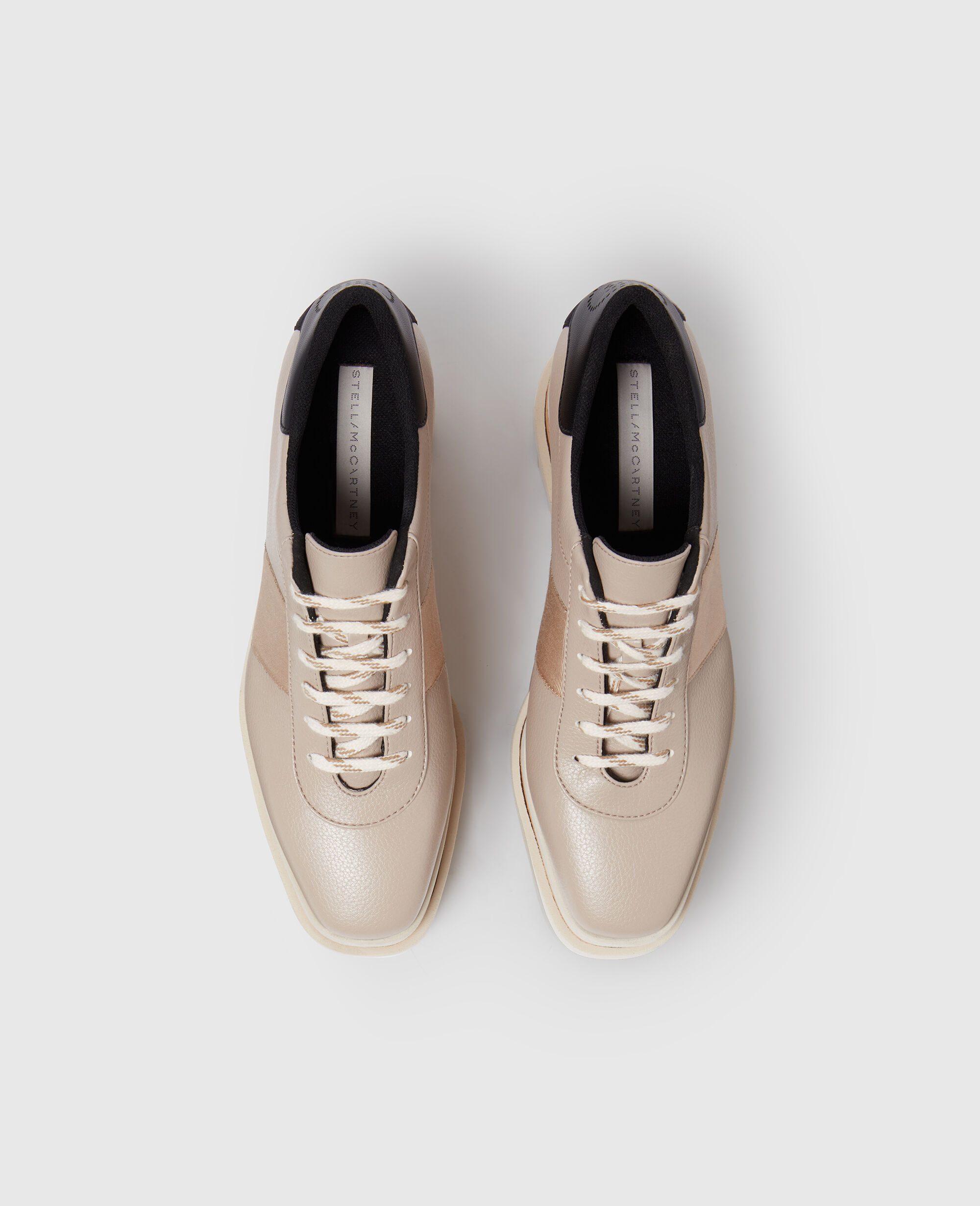 Women Beige Sneak-Elyse Platform Sneakers | Stella McCartney US