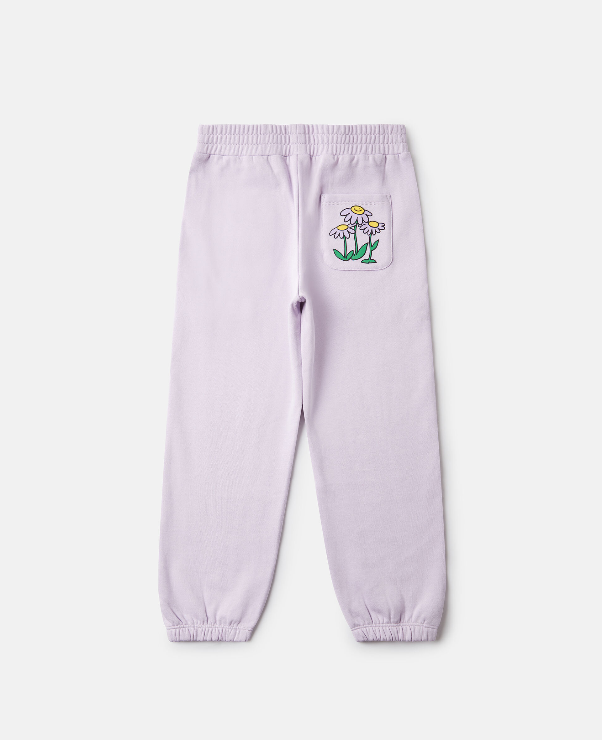 Elasticated Drawstring Joggers-Purple-large Elasticated Drawstring Joggers-Purple-large image number 2