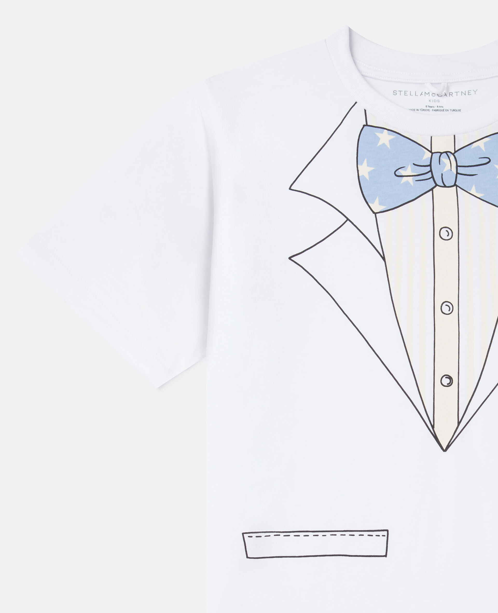 T shirt graphique smoking-Blanc-large image number 1