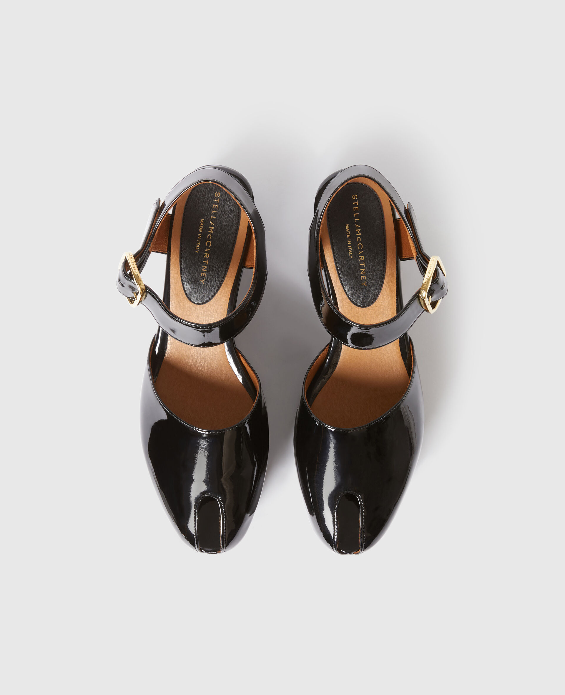 Elyse Patent Platform Sandals-White-large image number 3