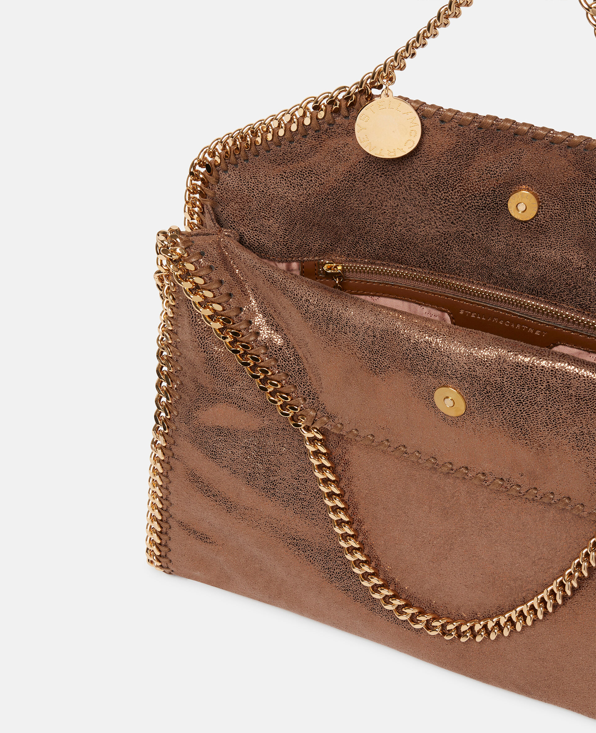 Falabella Fold-Over Tote Bag-Gold-large image number 5