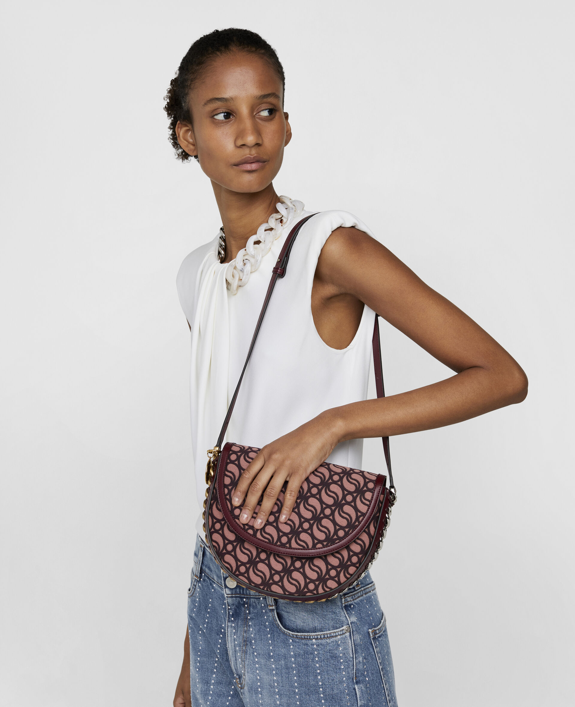 Falabella Chain Top-White-large image number 3