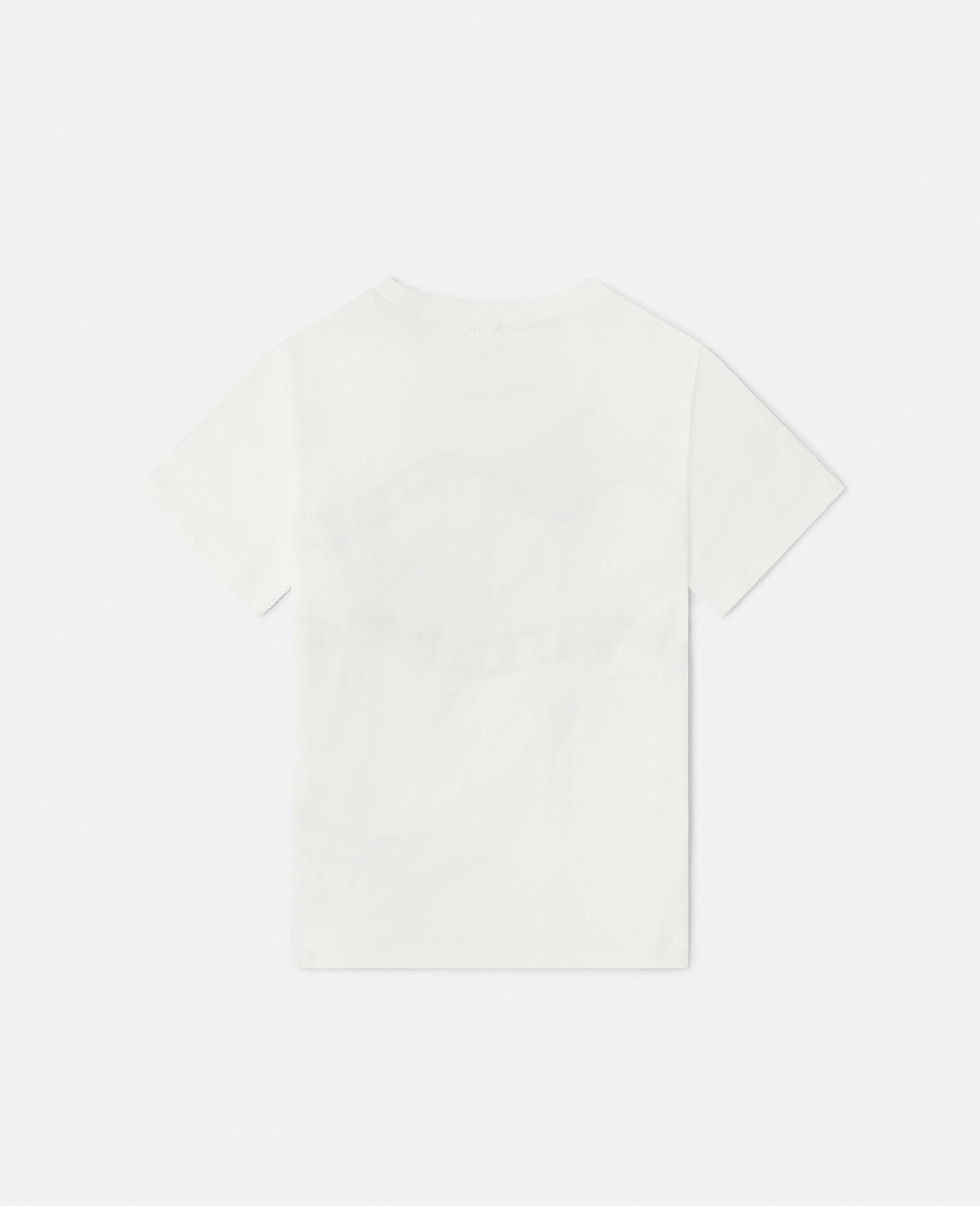 Rollercoaster Print T-Shirt-White-large image number 2