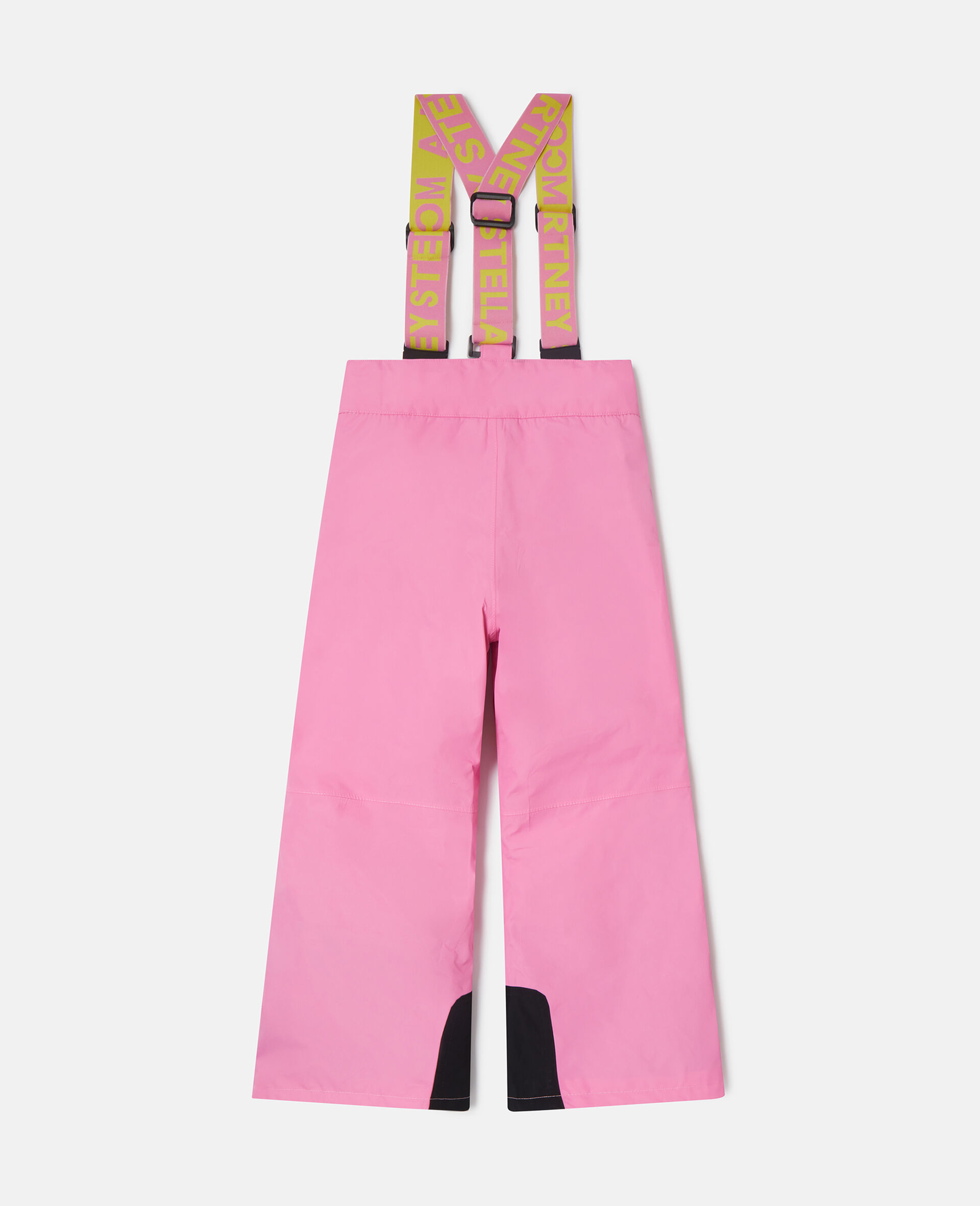 心形印花滑雪背带裤-粉色-large image number 2