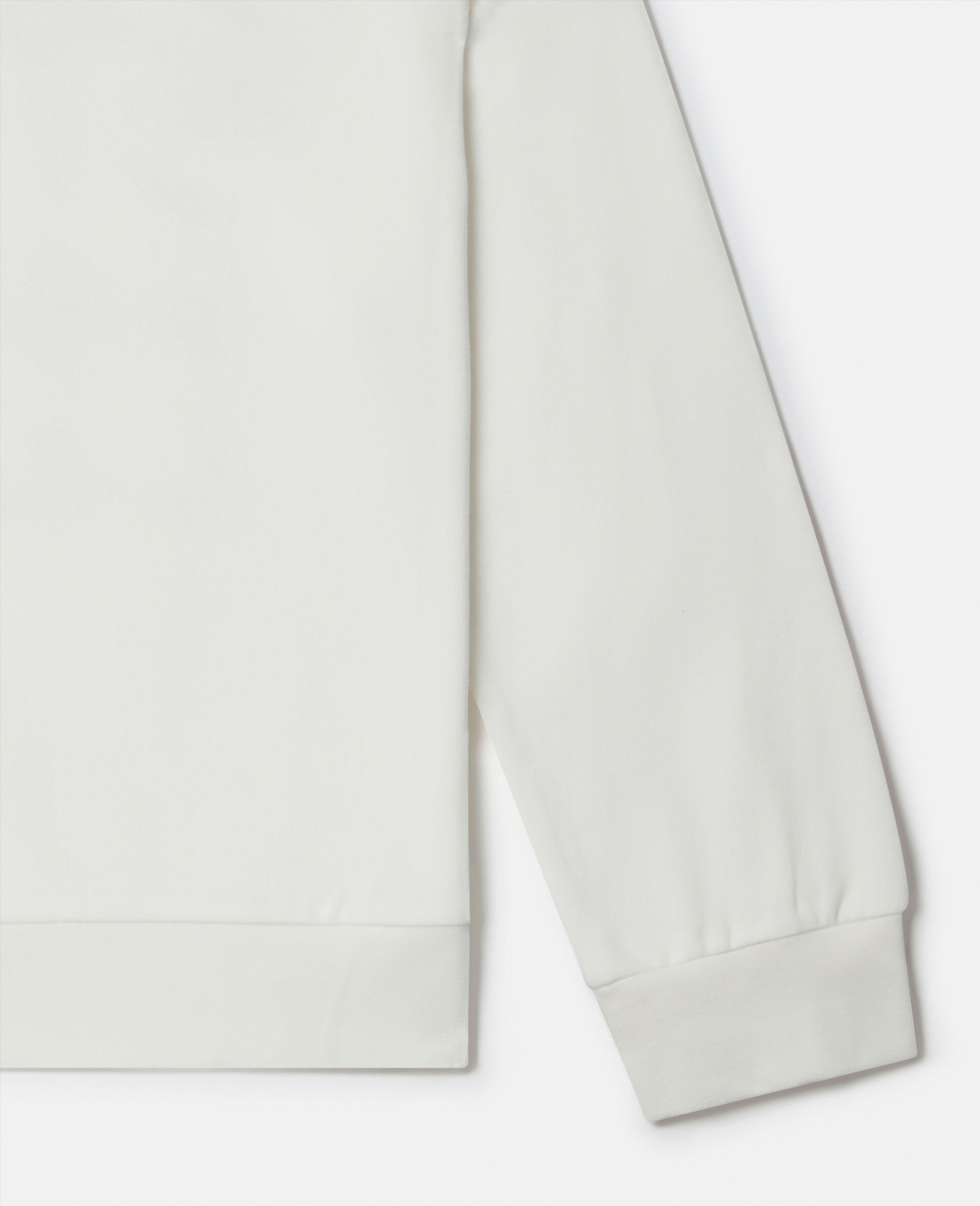 Stella Woodland Lettering Crewneck Sweatshirt-White-large image number 3