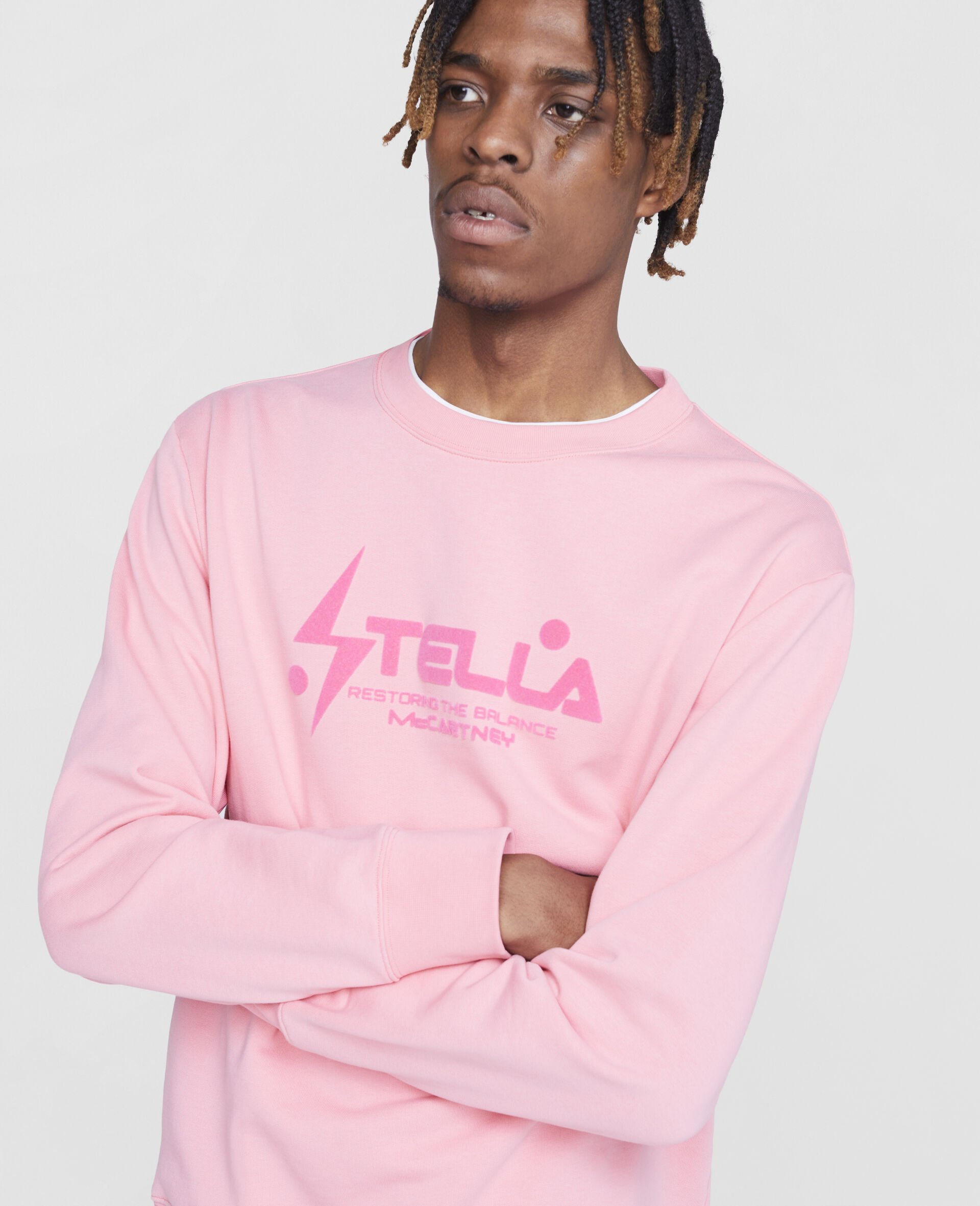 Tom Tosseyn Stella Logo Sweatshirt-Pink-large image number 4