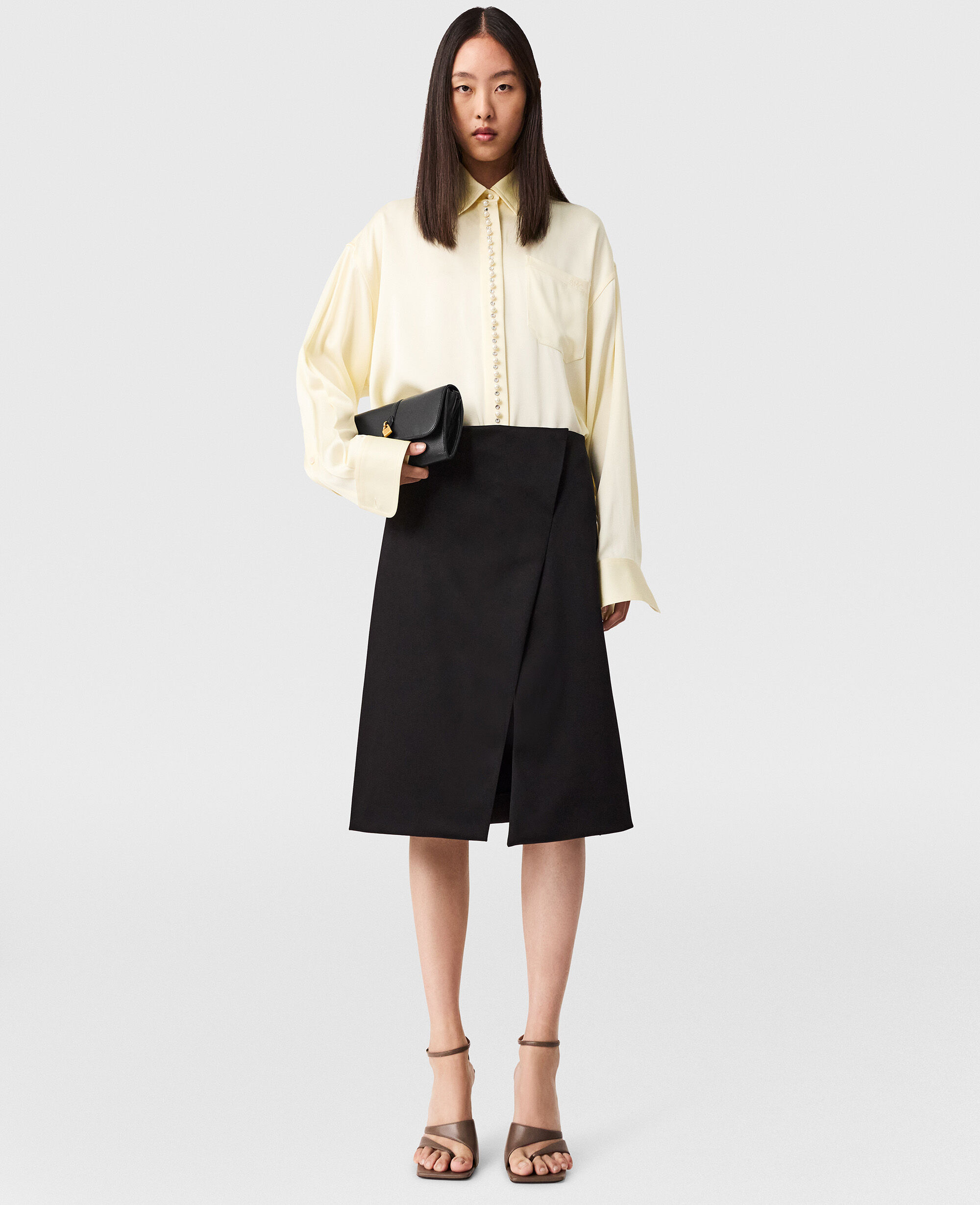 ステラマッカートニー　アシメントリー　スカート 美品 STELLA MCCARTNEY ステラマッカートニー ベルト付き スカート