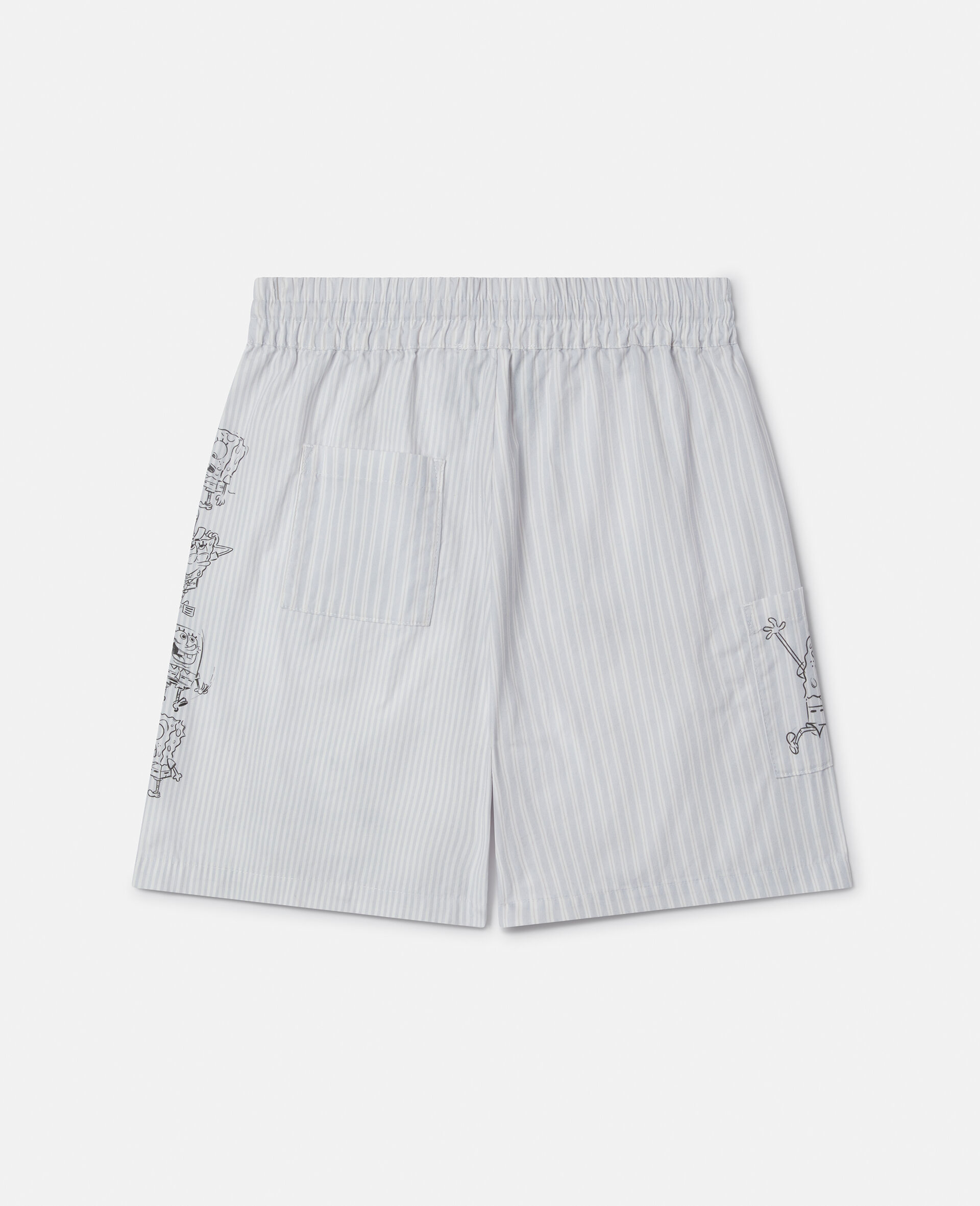 SpongeBob Graphic Shorts-Cream-large image number 2