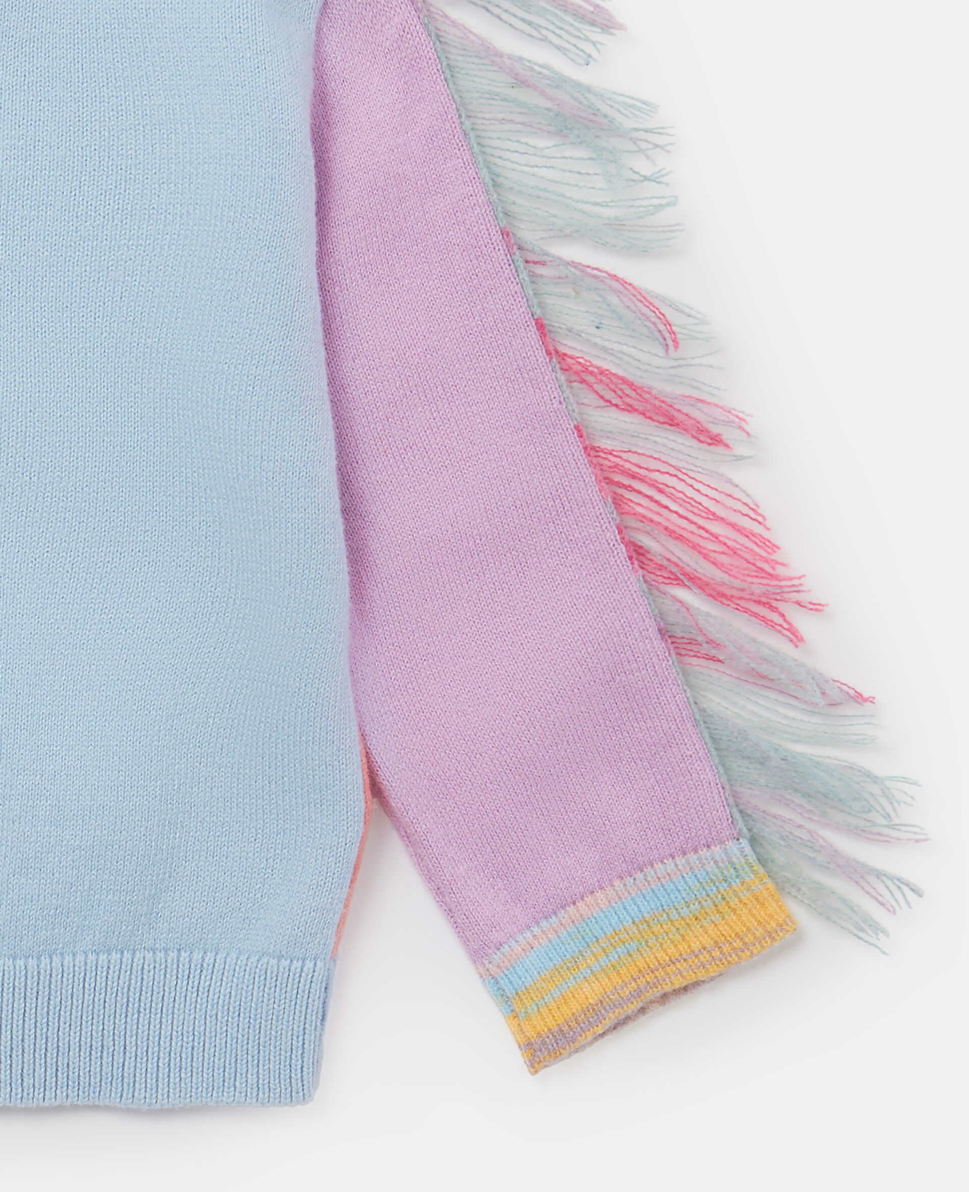 Cardigan double licorne arc en ciel-Cream-large image number 3