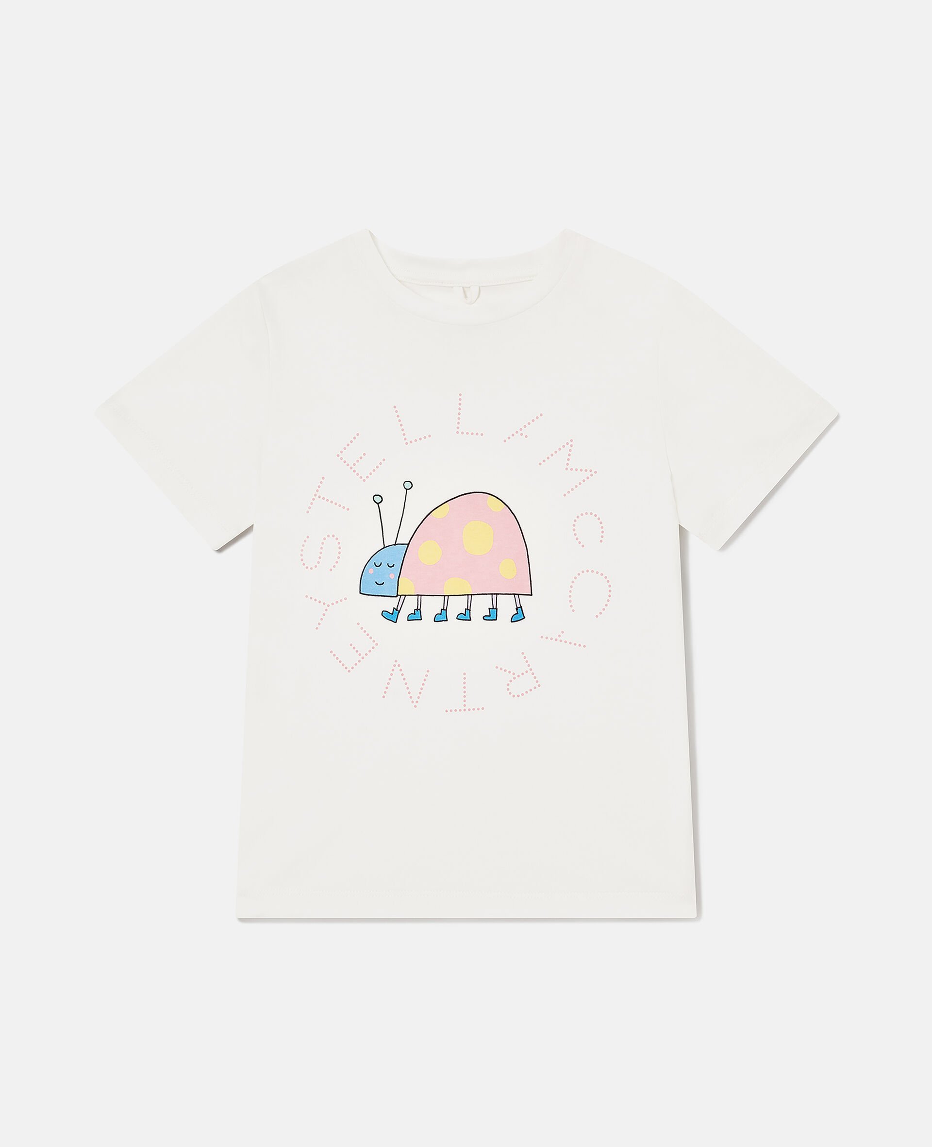 Ladybird Graphic T-Shirt-Cream-medium